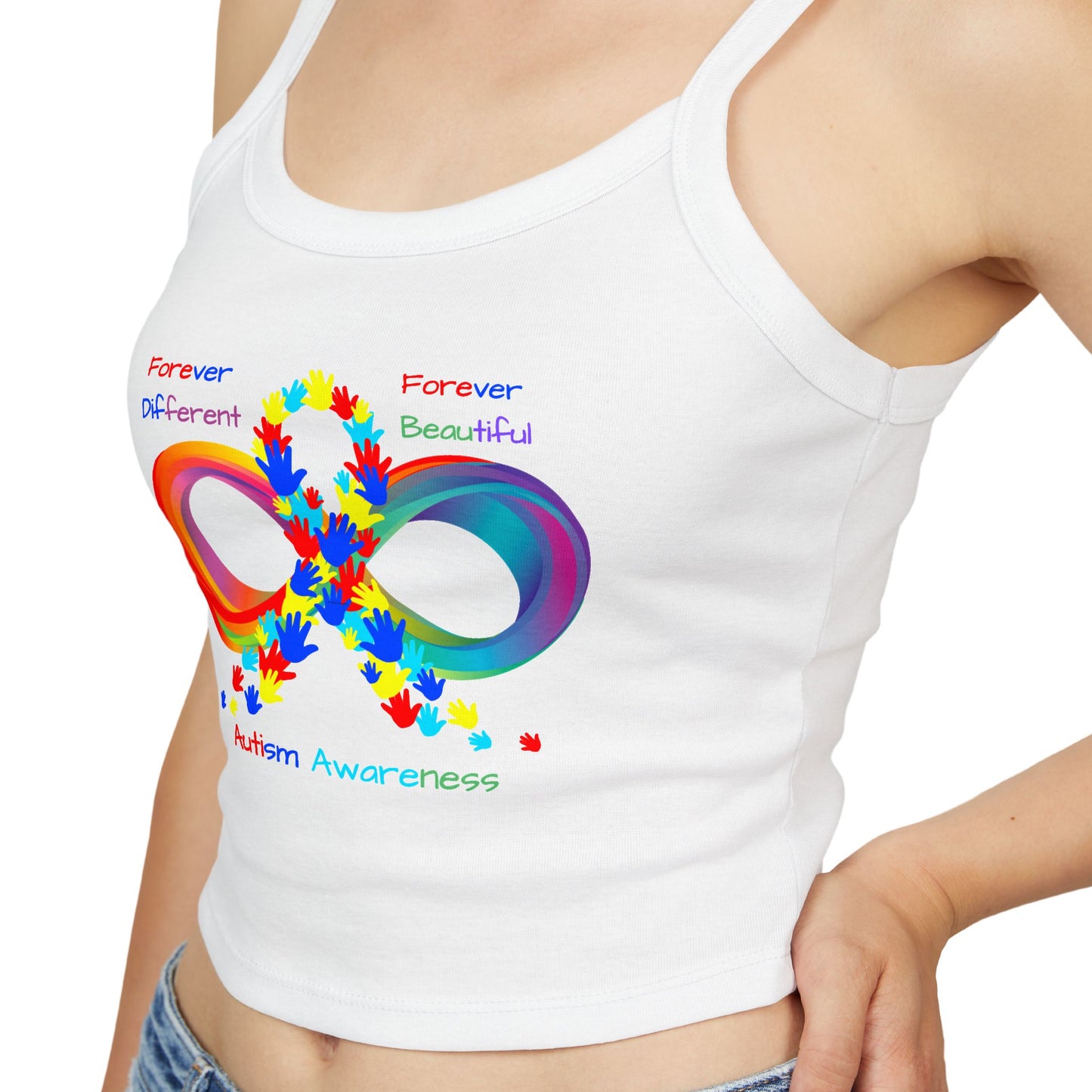 Autism Awareness Women's Spaghetti Strap Tank Top