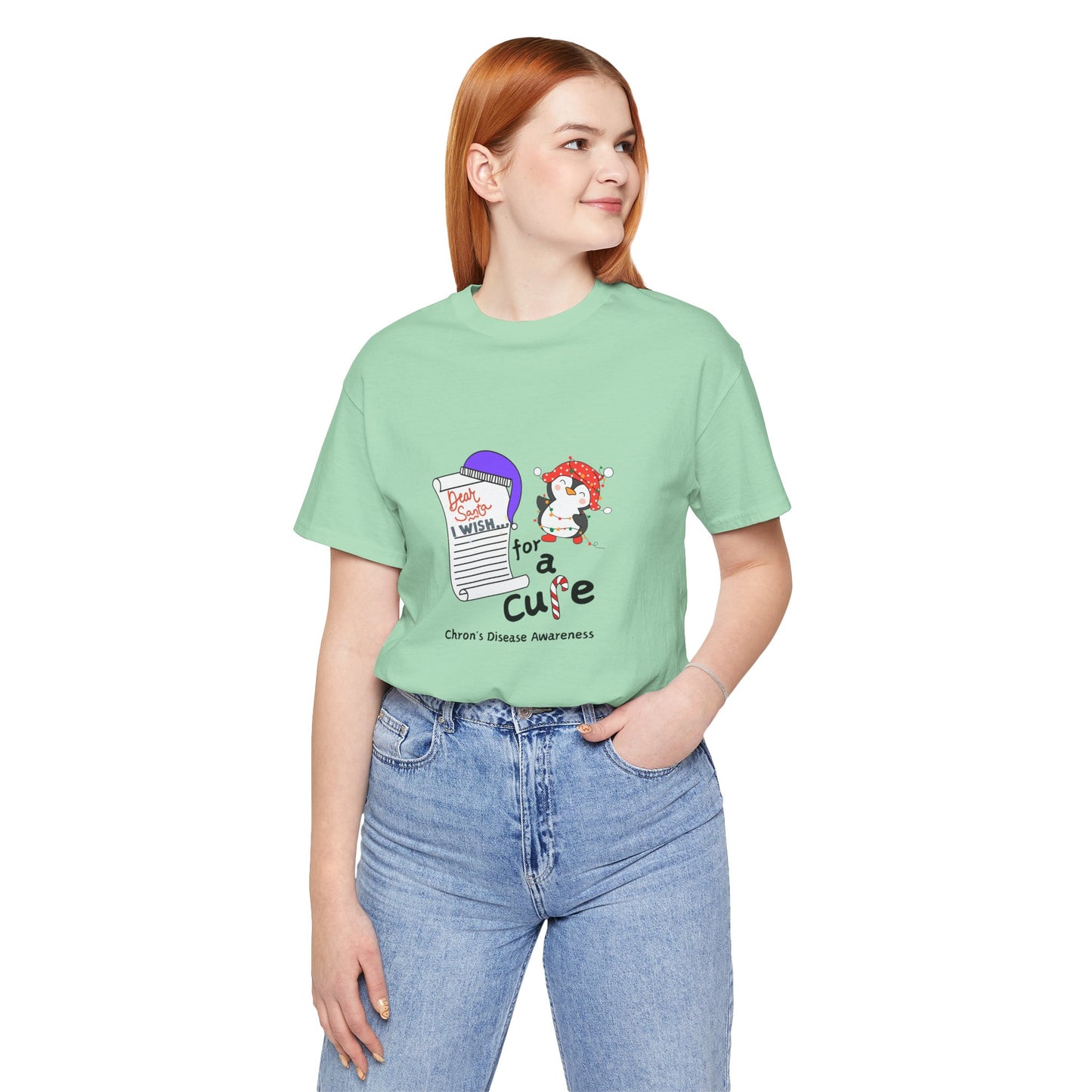 Unisex Jersey Short Sleeve Tee, Chron's Disease Awareness, Holiday Gift Ideas
