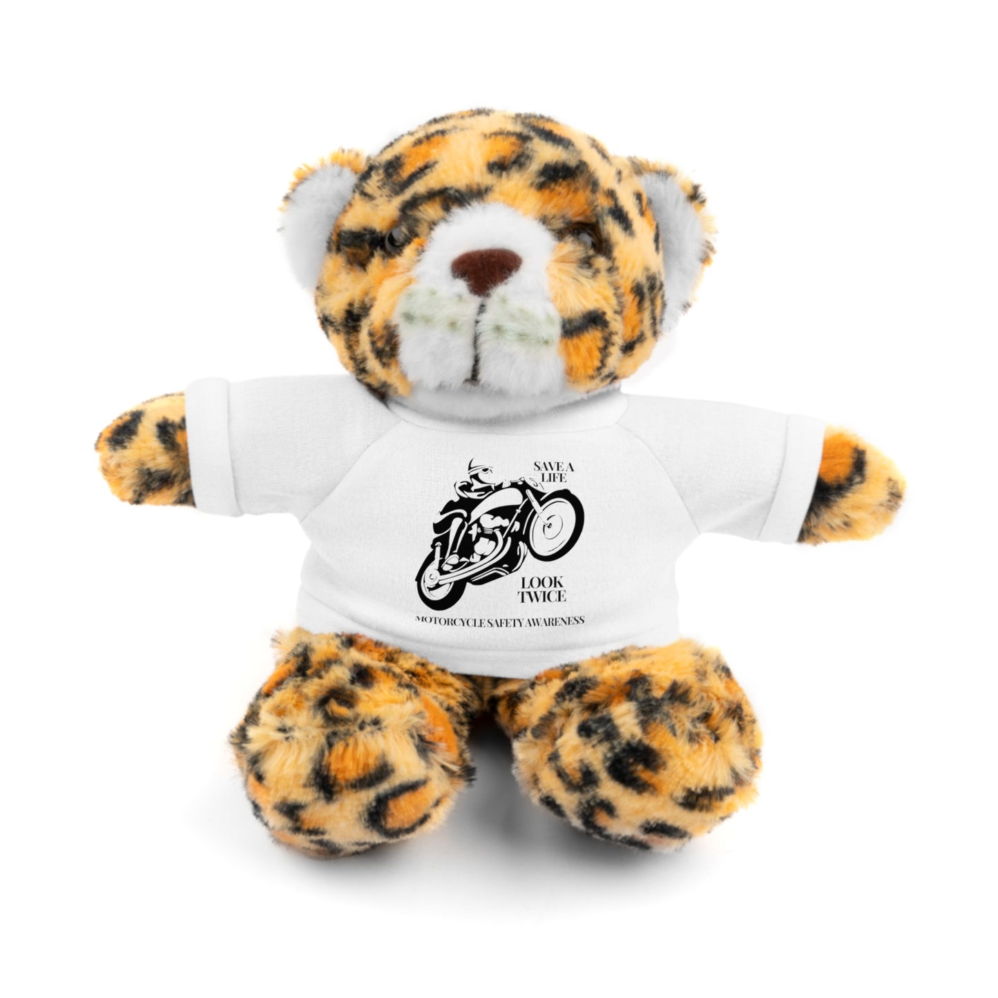 Motorcycle Safety Awareness Stuffed Animals with Tee