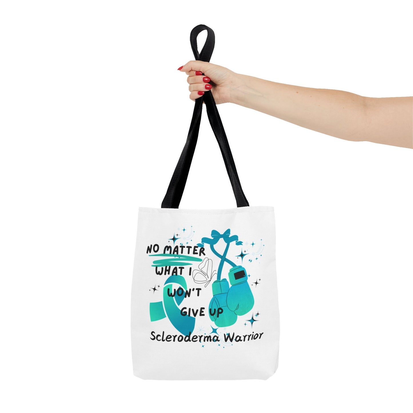 Scleroderma Warrior No Matter What I Won't Give Up Tote Bag