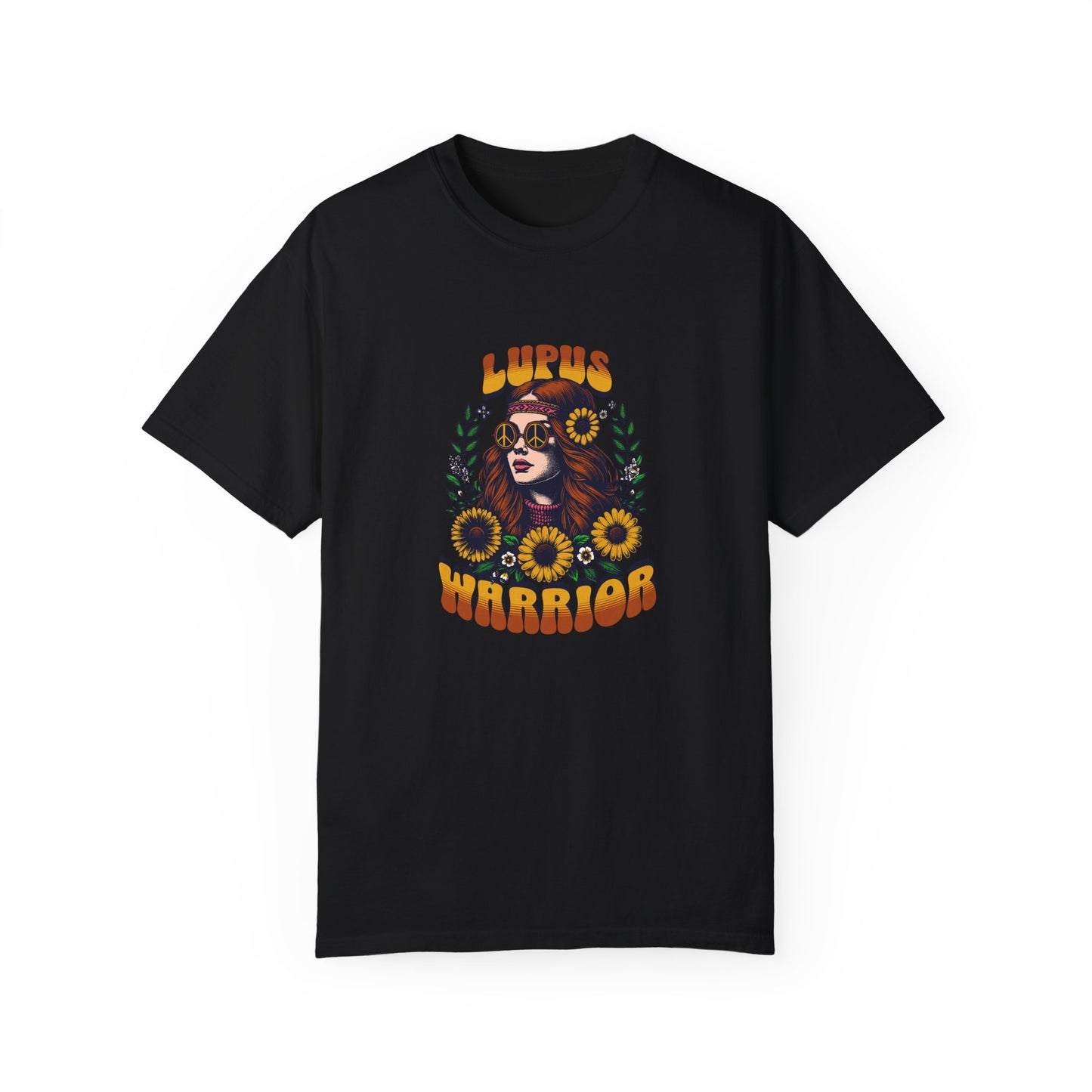 Lupus Warrior Garment-Dyed T-Shirt - Empowering Support for Lupus Awareness