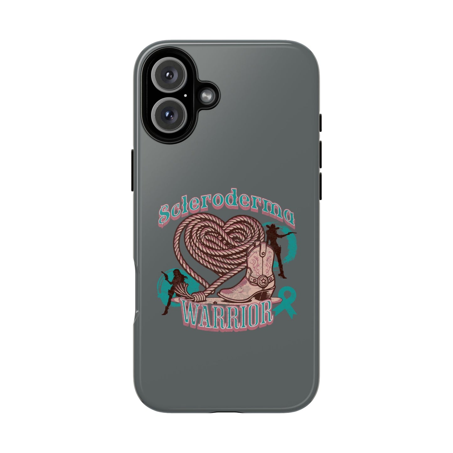 Scleroderma warrior phone case, iPhone case, valentine rodeo themed