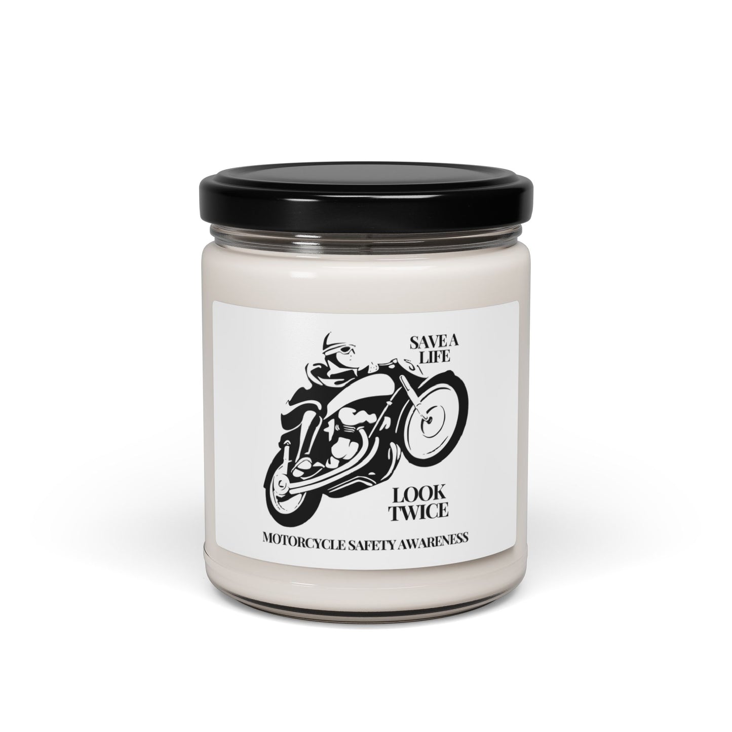 Motorcycle Safety Awareness Scented Soy Candle, 9oz