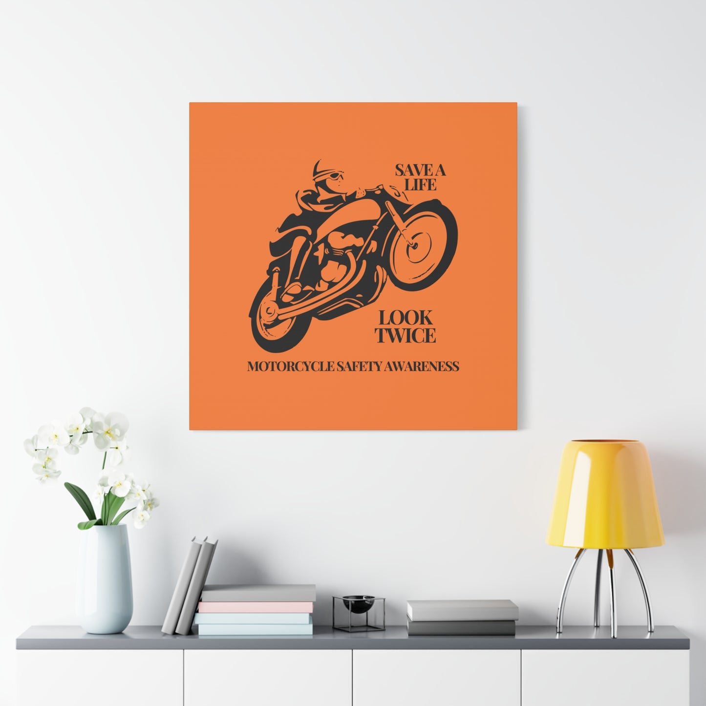 Motorcycle Safety Awareness Home Decor