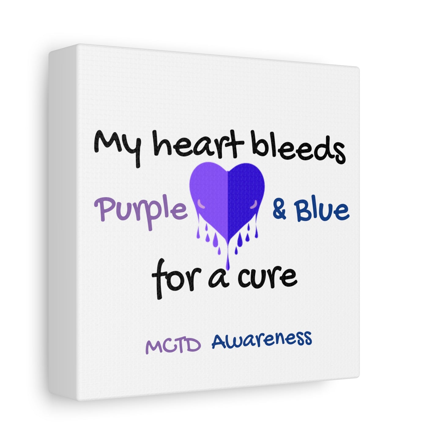 MCTD Awareness Home Decor Matte Canvas, Stretched, 1.25"
