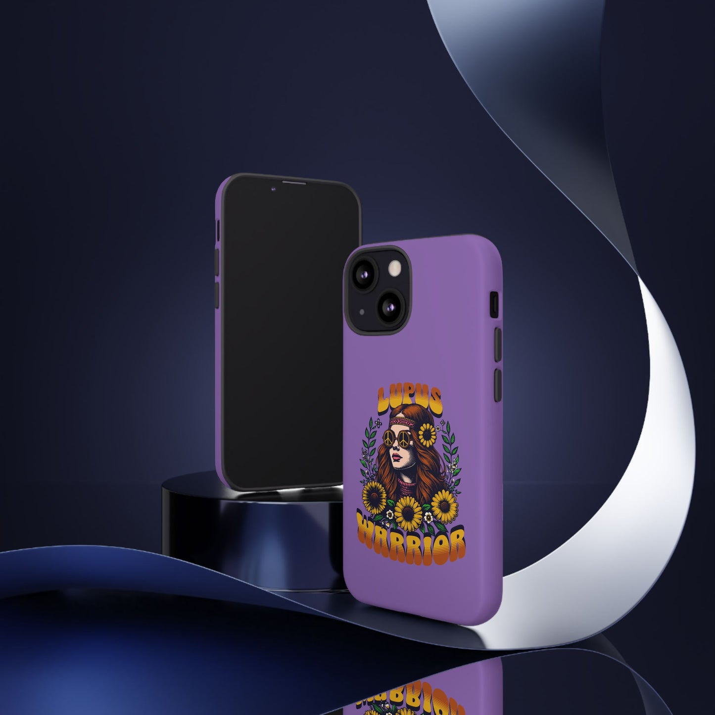 Lupus Warrior Phone Case - Stylish Purple Floral Design for Advocates