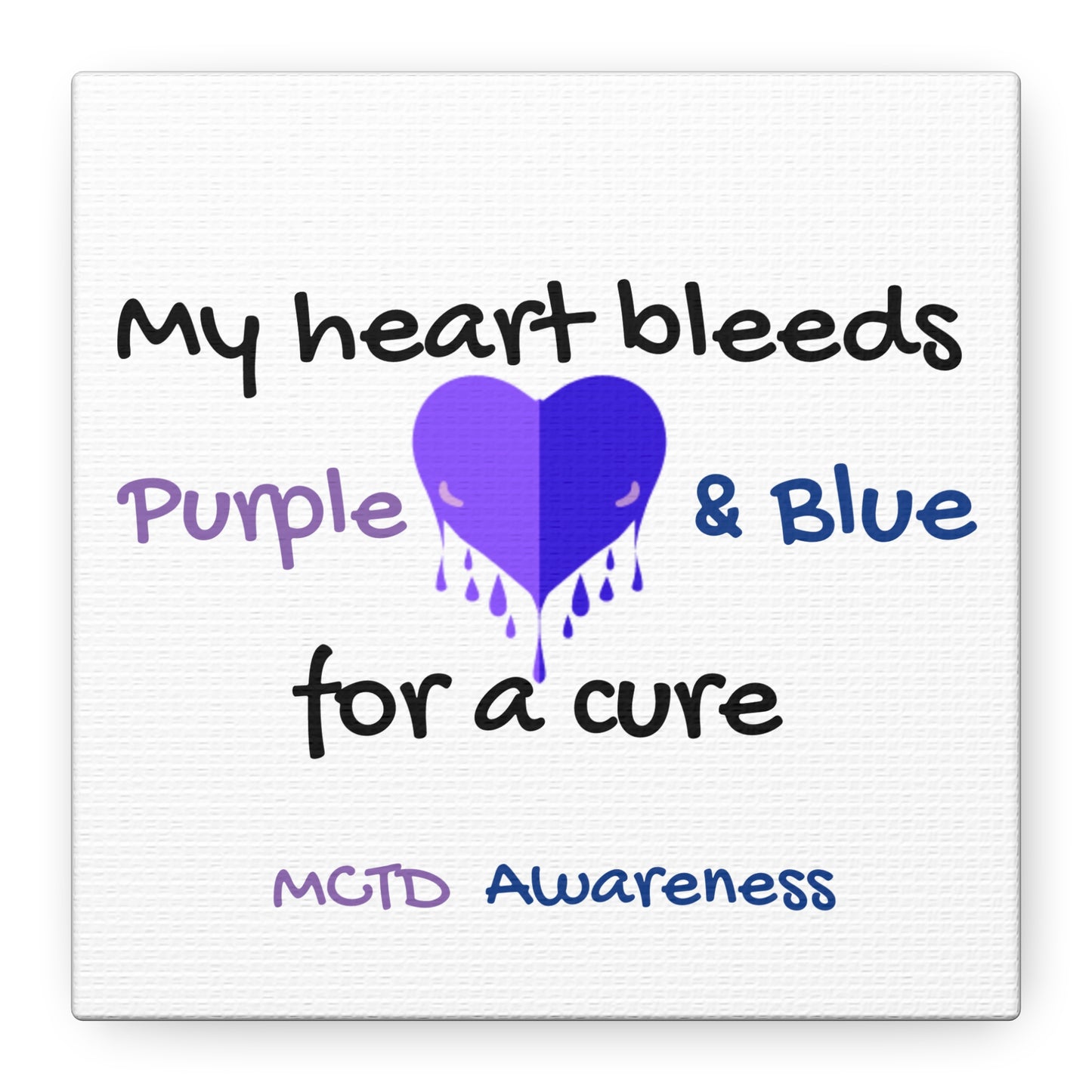 MCTD Awareness Home Decor Matte Canvas, Stretched, 1.25"