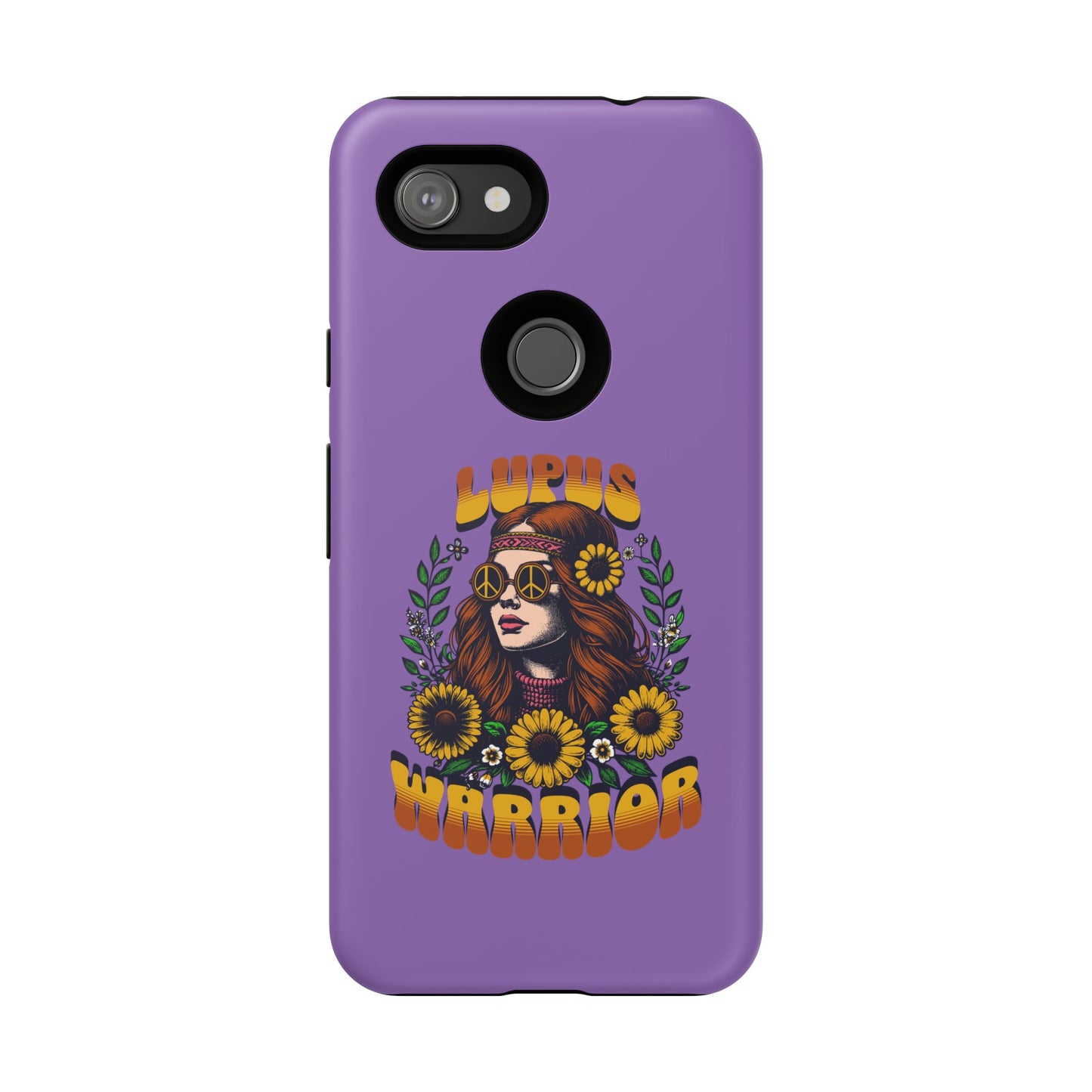 Lupus Warrior Phone Case - Stylish Purple Floral Design for Advocates