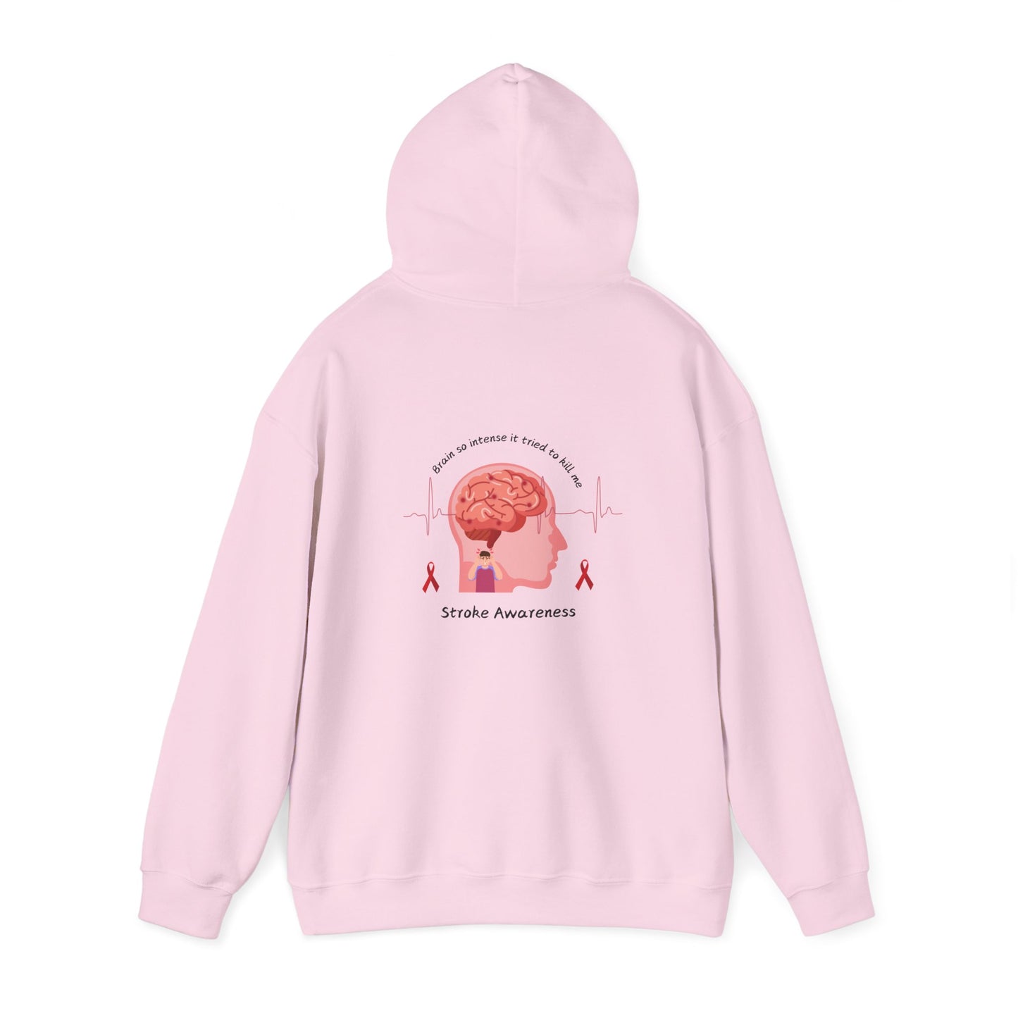 Stroke Awareness Unisex Heavy Hooded Sweatshirt
