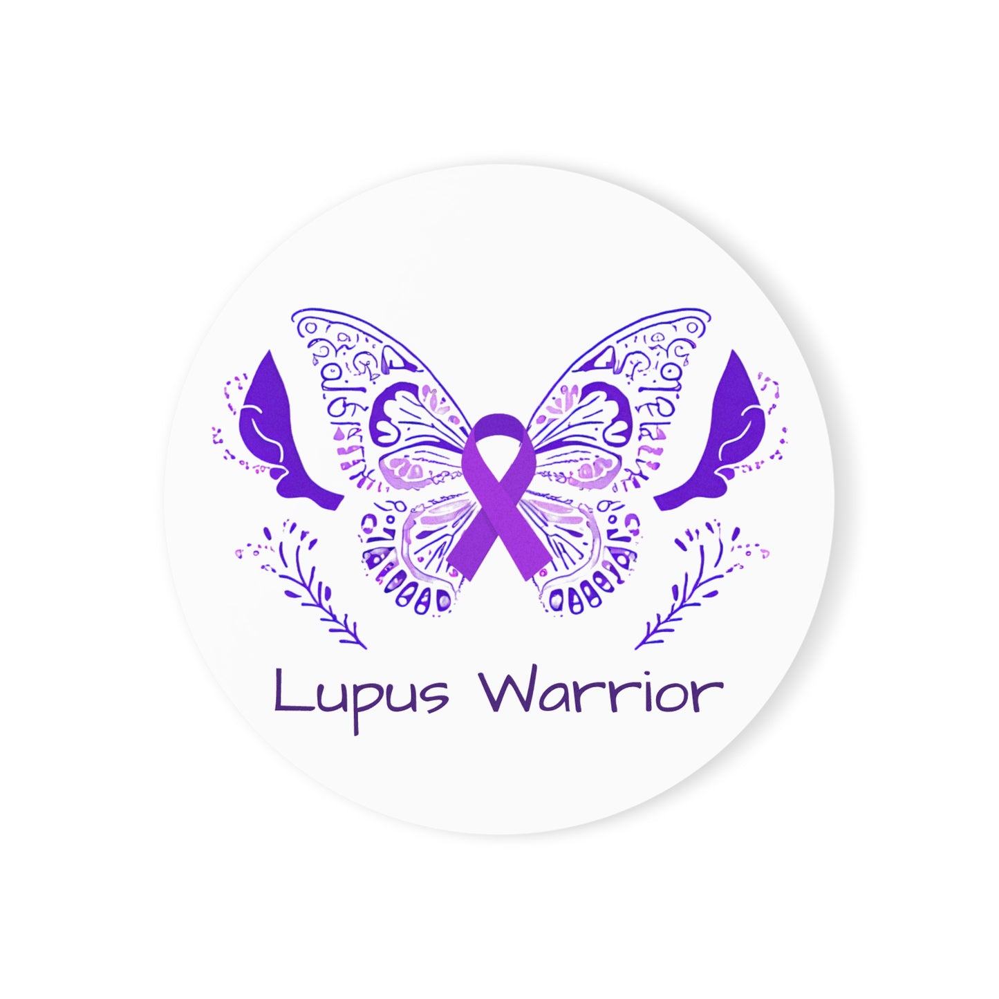 Lupus Warrior Home Decor Cork Back Coaster
