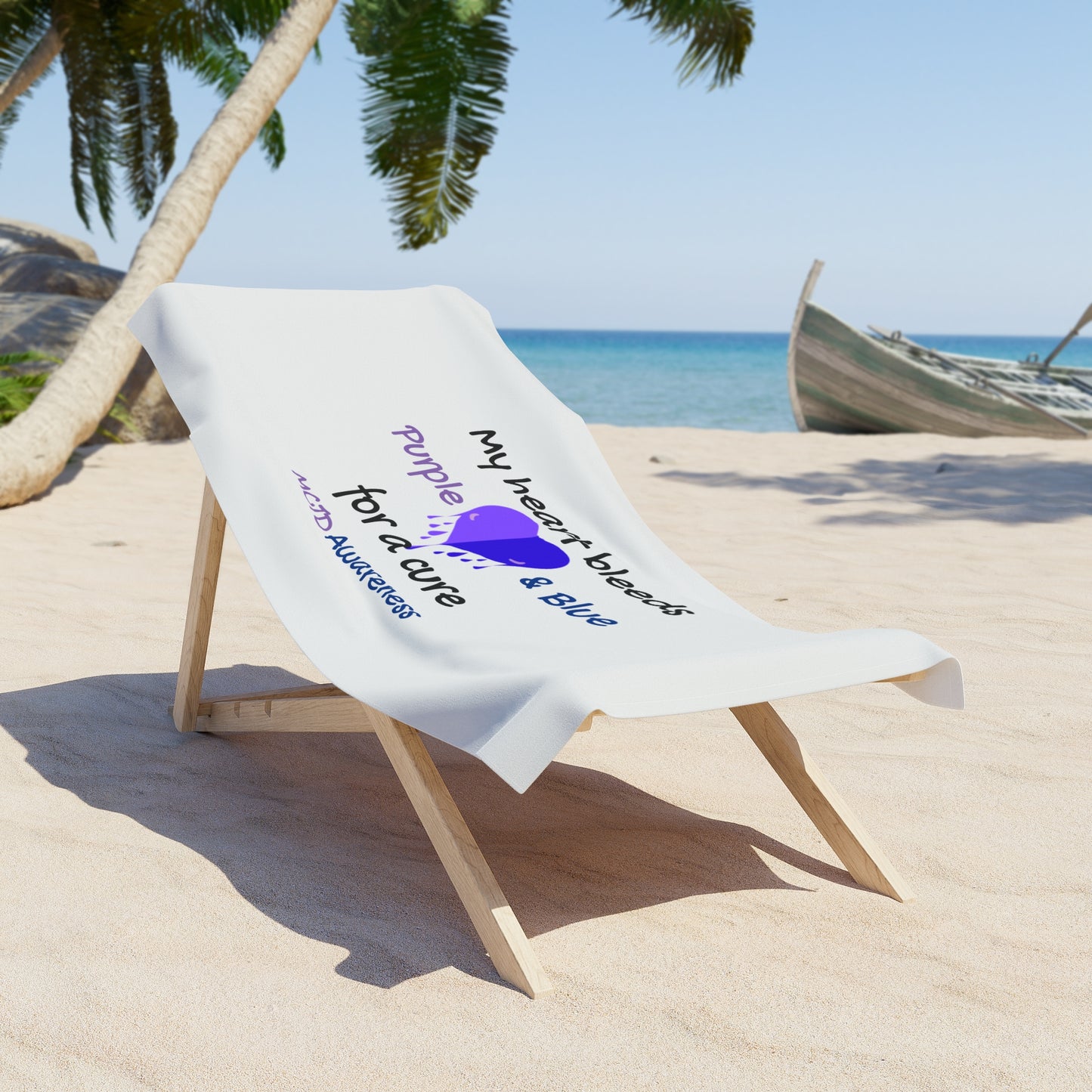 MCTD Awareness Beach Towel
