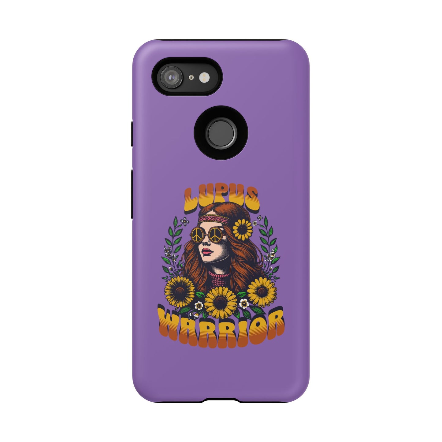 Lupus Warrior Phone Case - Stylish Purple Floral Design for Advocates