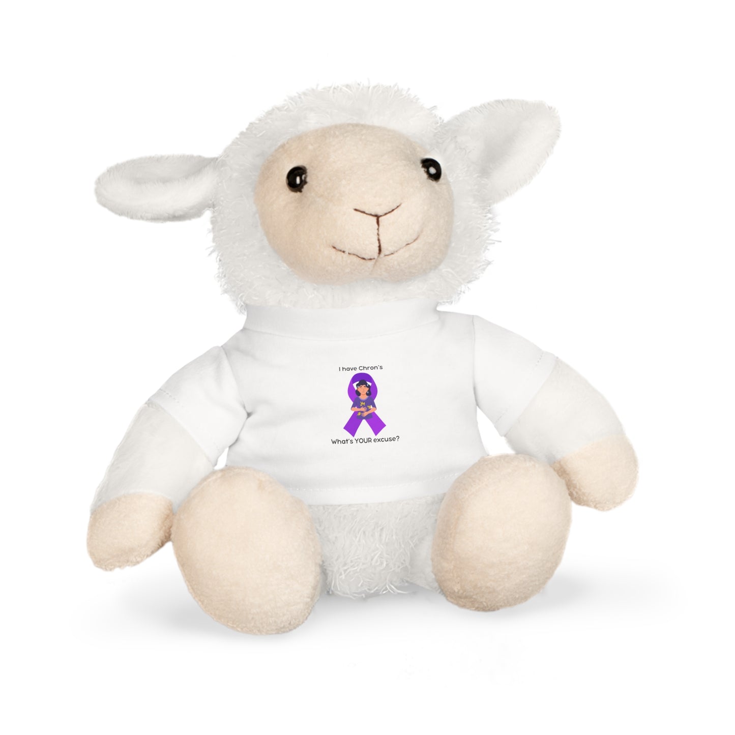 Chron's Disease Awareness Plush Toy with T-Shirt