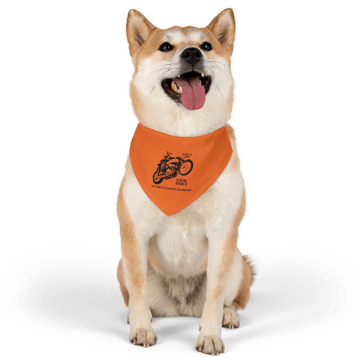 Motorcycle Safety Awareness Pet Bandana Collar