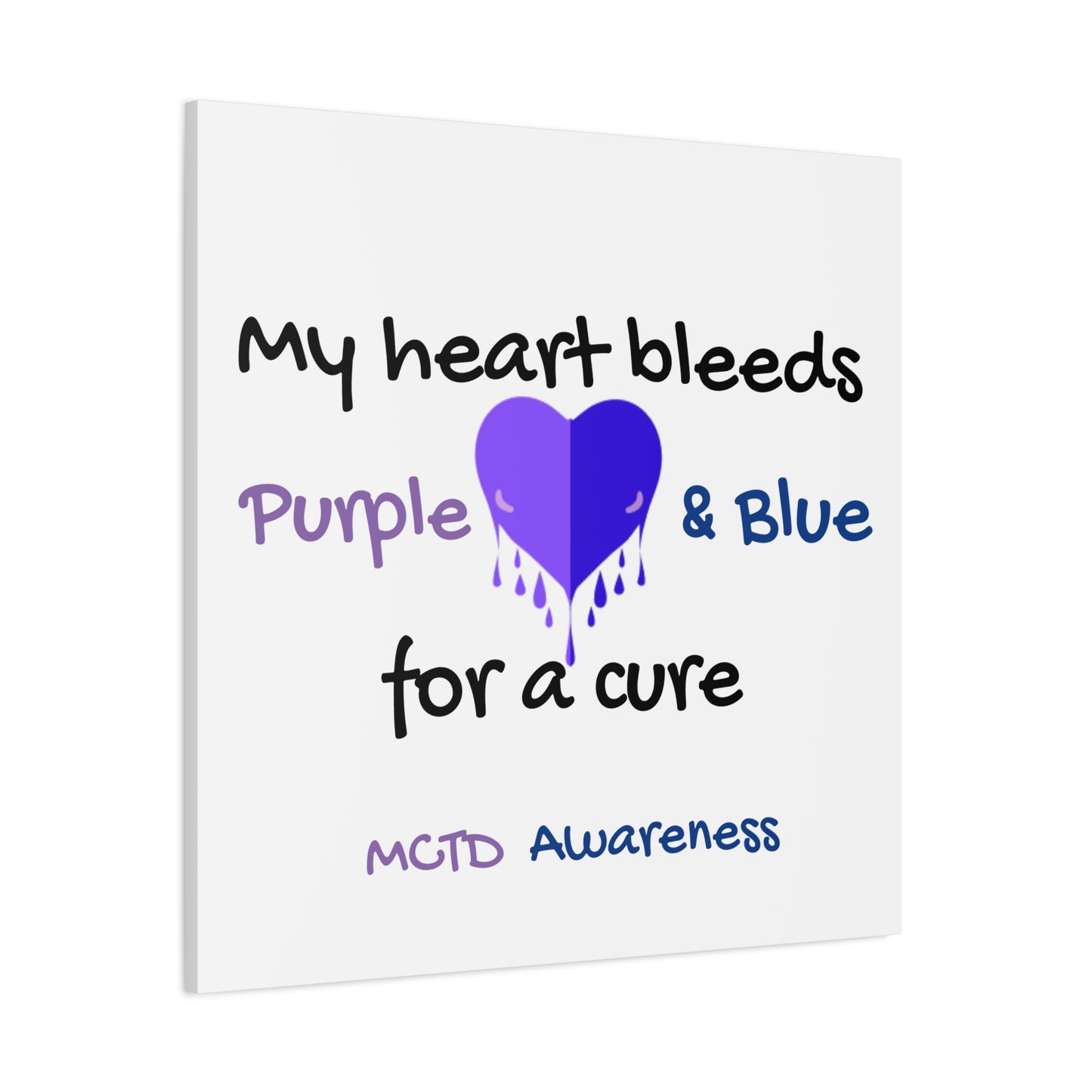 MCTD Awareness Home Decor Matte Canvas, Stretched, 1.25"