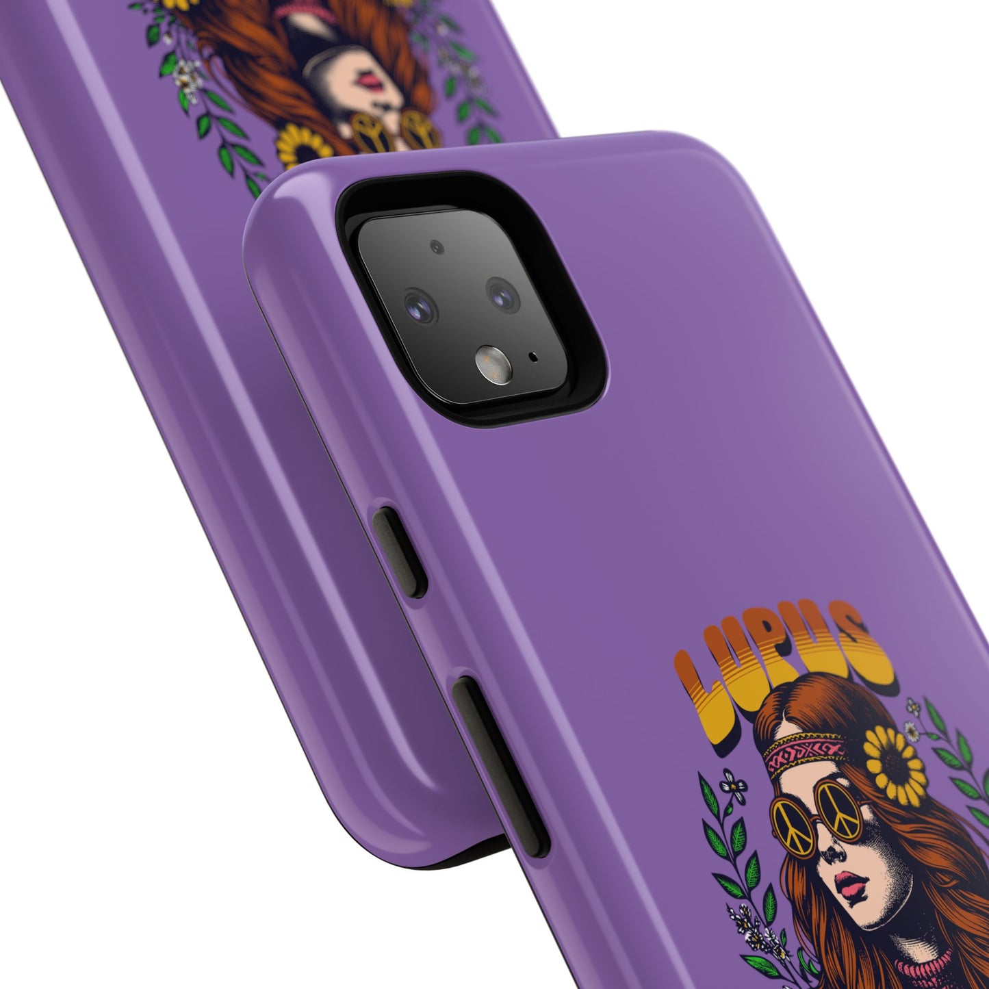Lupus Warrior Phone Case - Stylish Purple Floral Design for Advocates