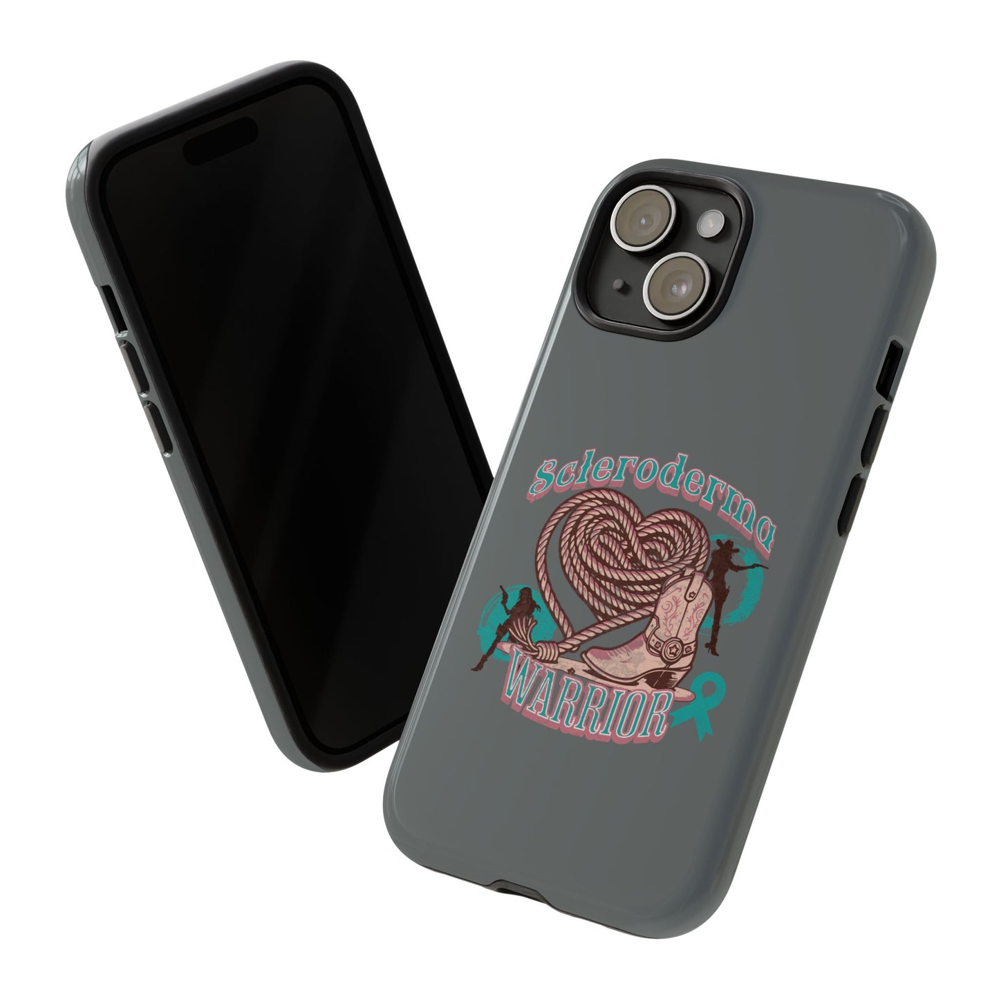 Scleroderma warrior phone case, iPhone case, valentine rodeo themed