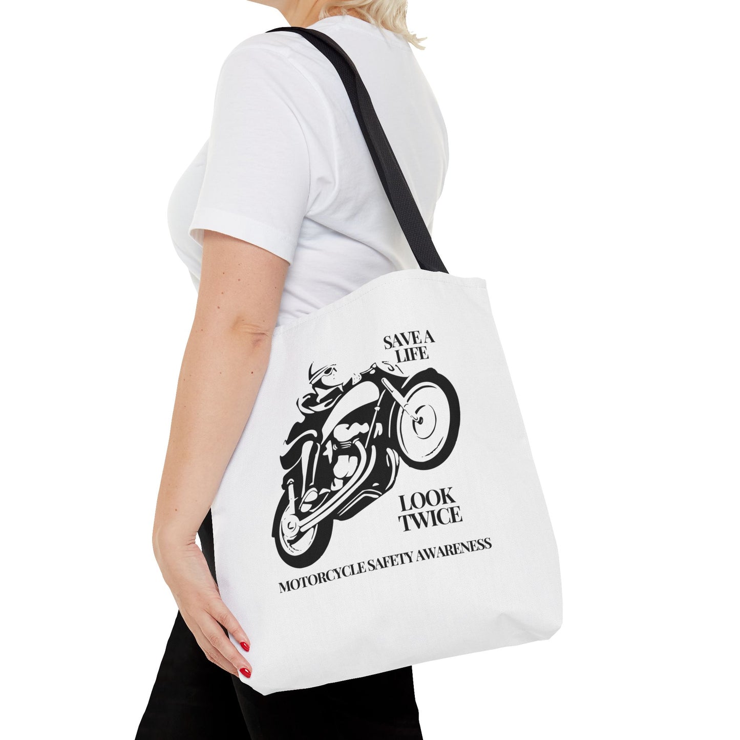 Motorcycle Safety Awareness Tote Travel Bag