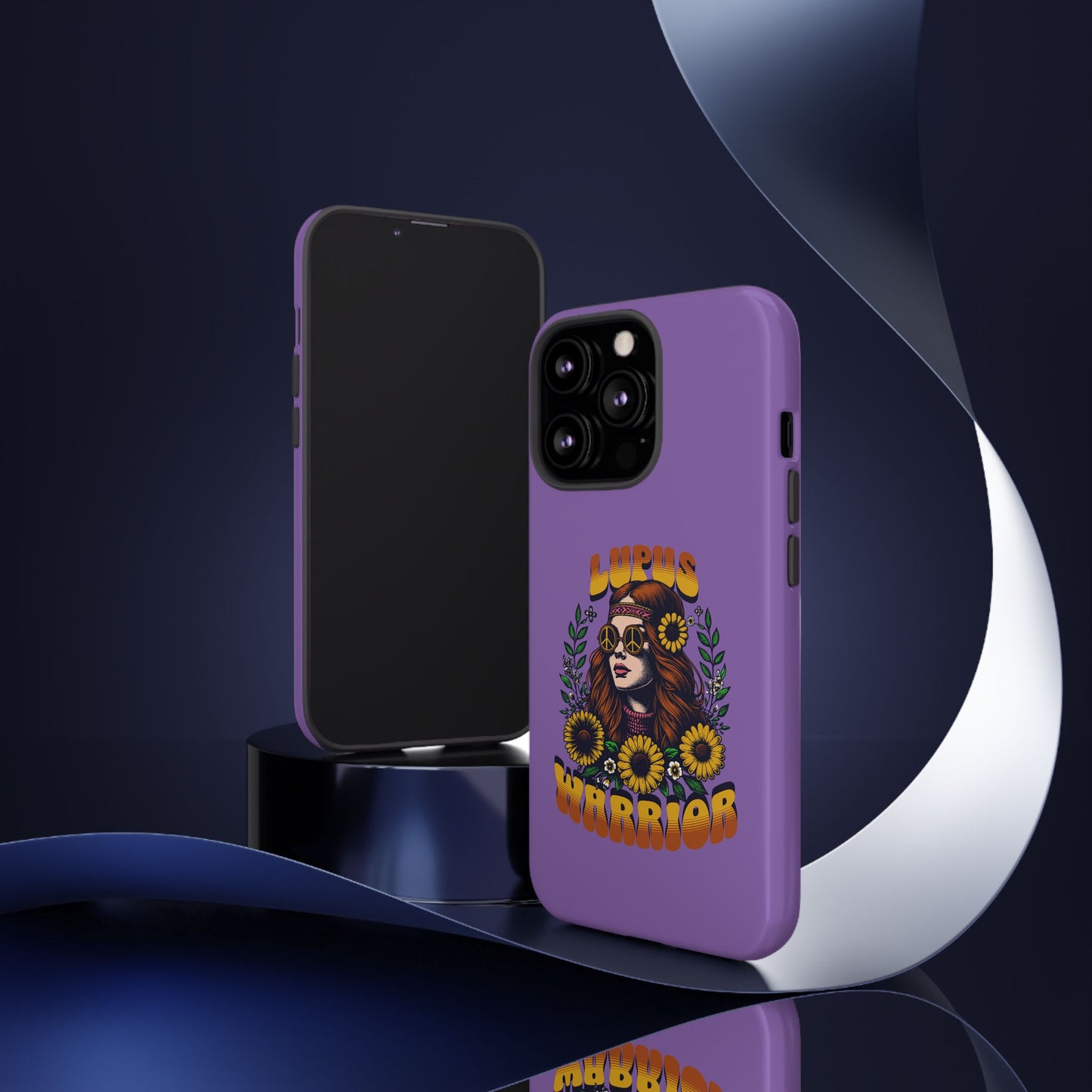 Lupus Warrior Phone Case - Stylish Purple Floral Design for Advocates