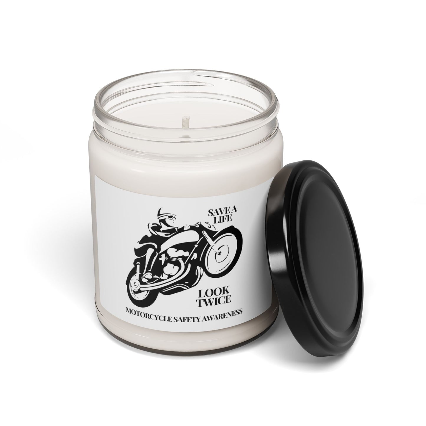 Motorcycle Safety Awareness Scented Soy Candle, 9oz