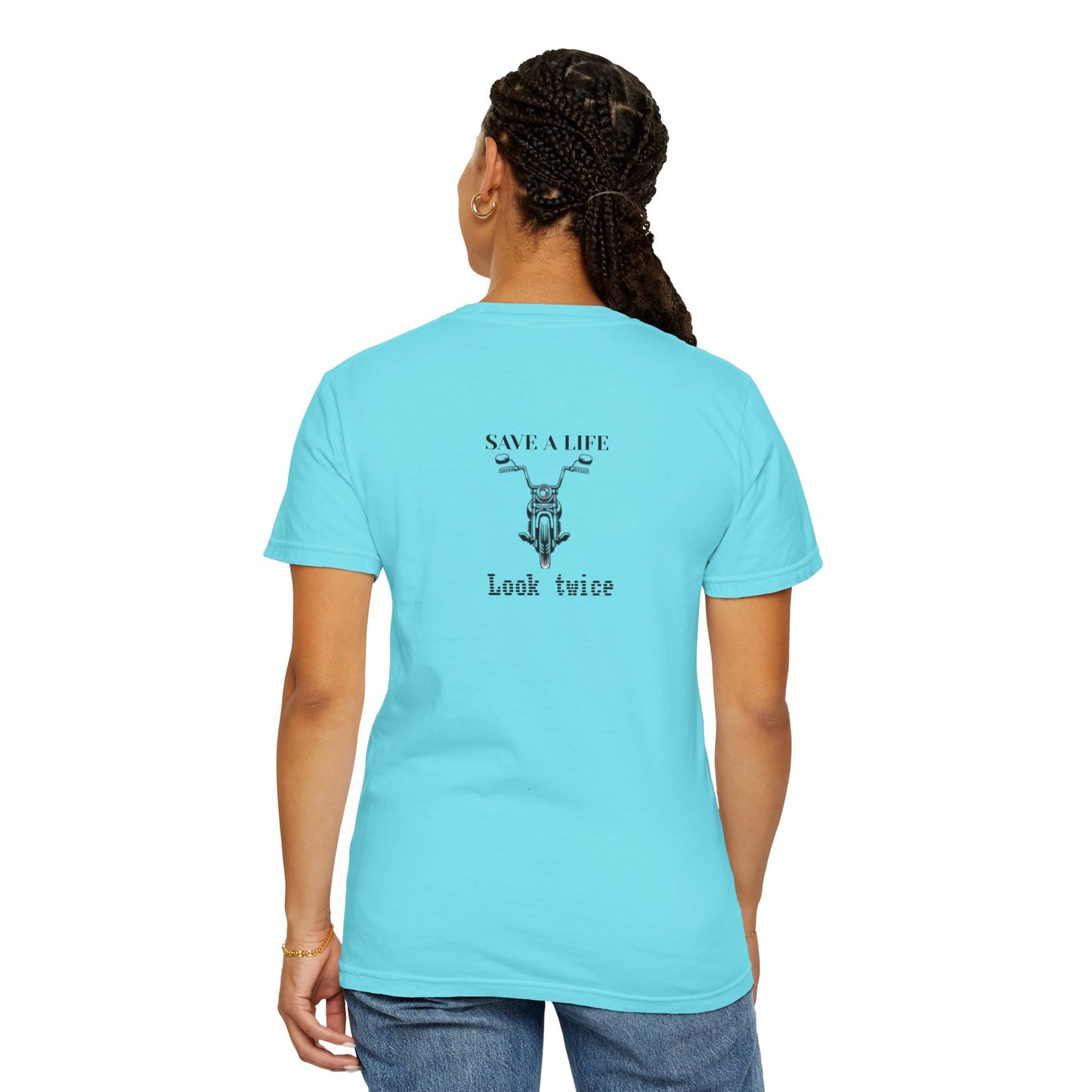 Motorcycle Safety Awareness Orange Ribbon Unisex T-shirt
