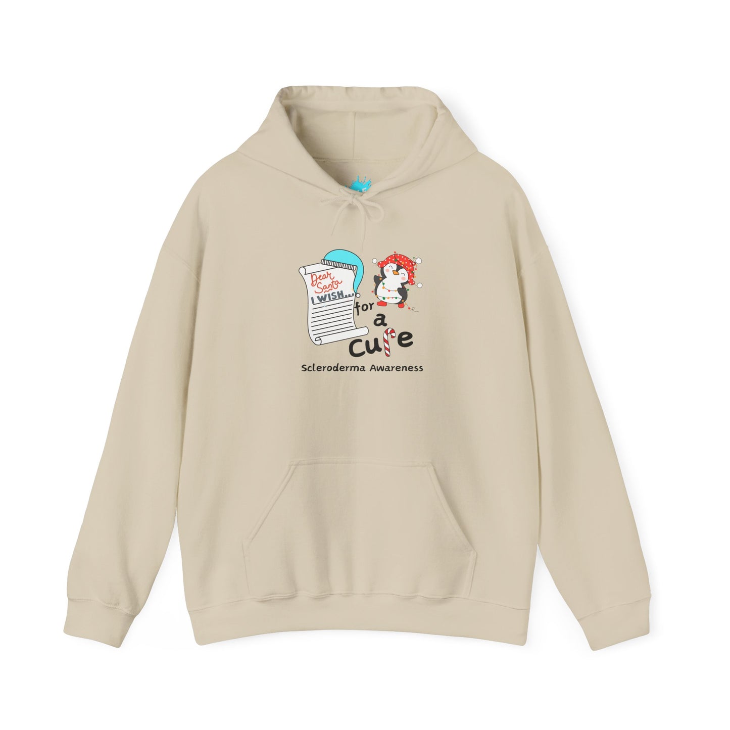 Unisex Hoodie Scleroderma Awareness Holiday Hooded Sweatshirt
