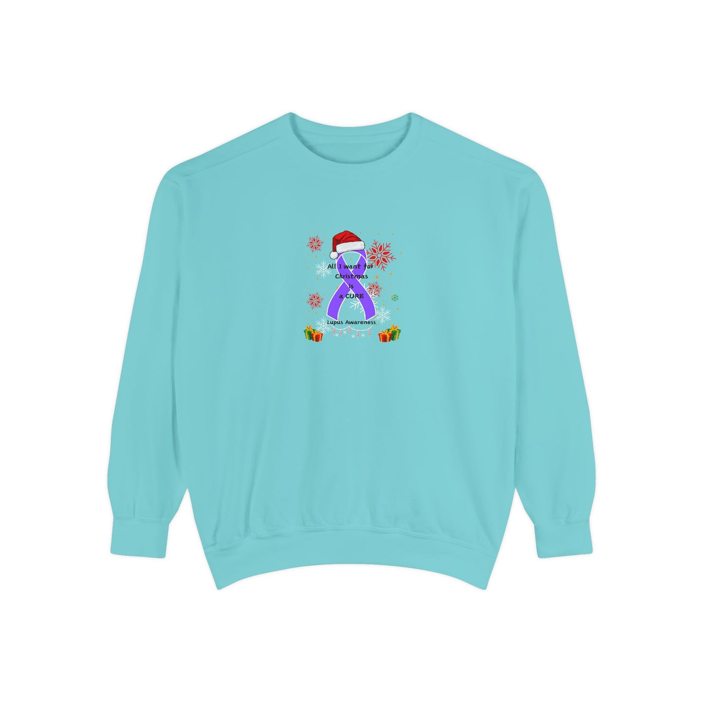 Lupus Awareness All I Want for Christmas Unisex Sweatshirt