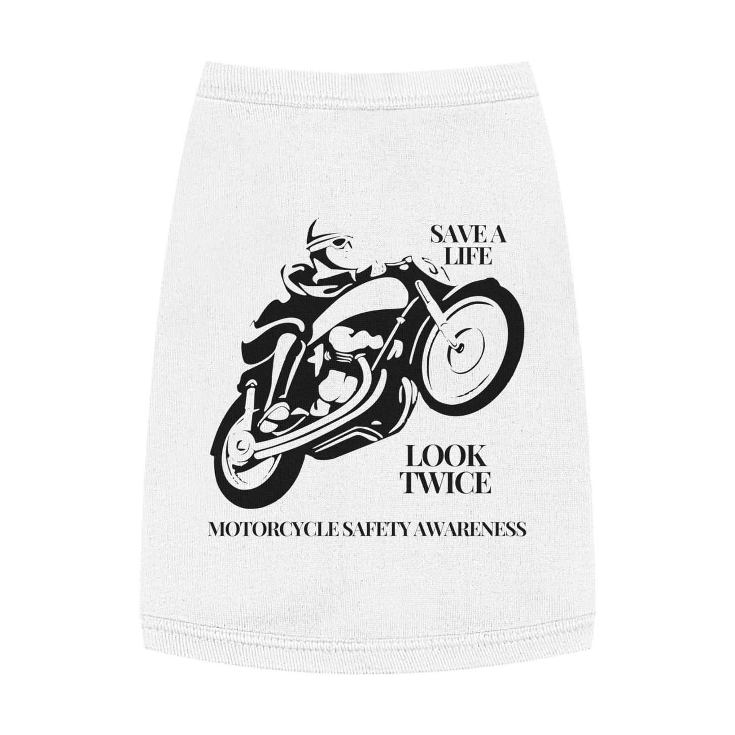 Motorcycle Safety Awareness Pet Tank Top