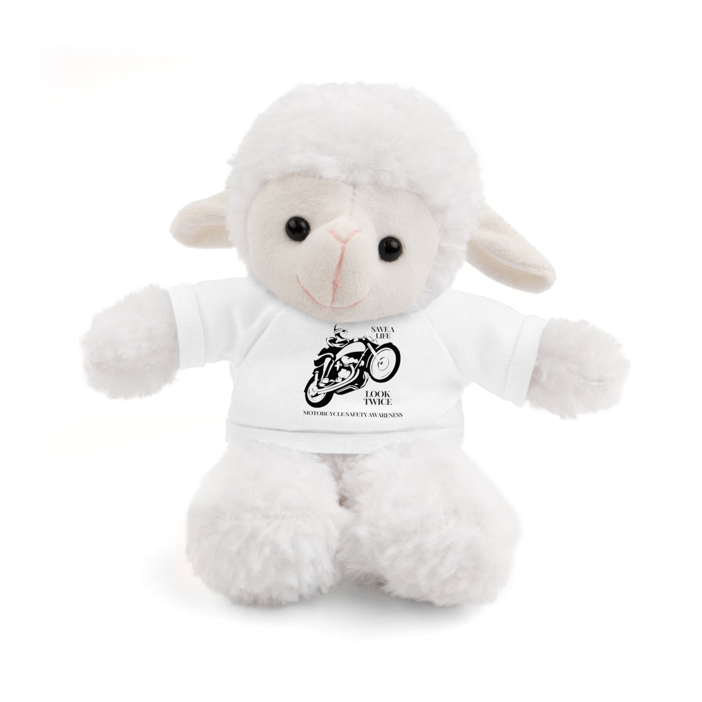 Motorcycle Safety Awareness Stuffed Animals with Tee
