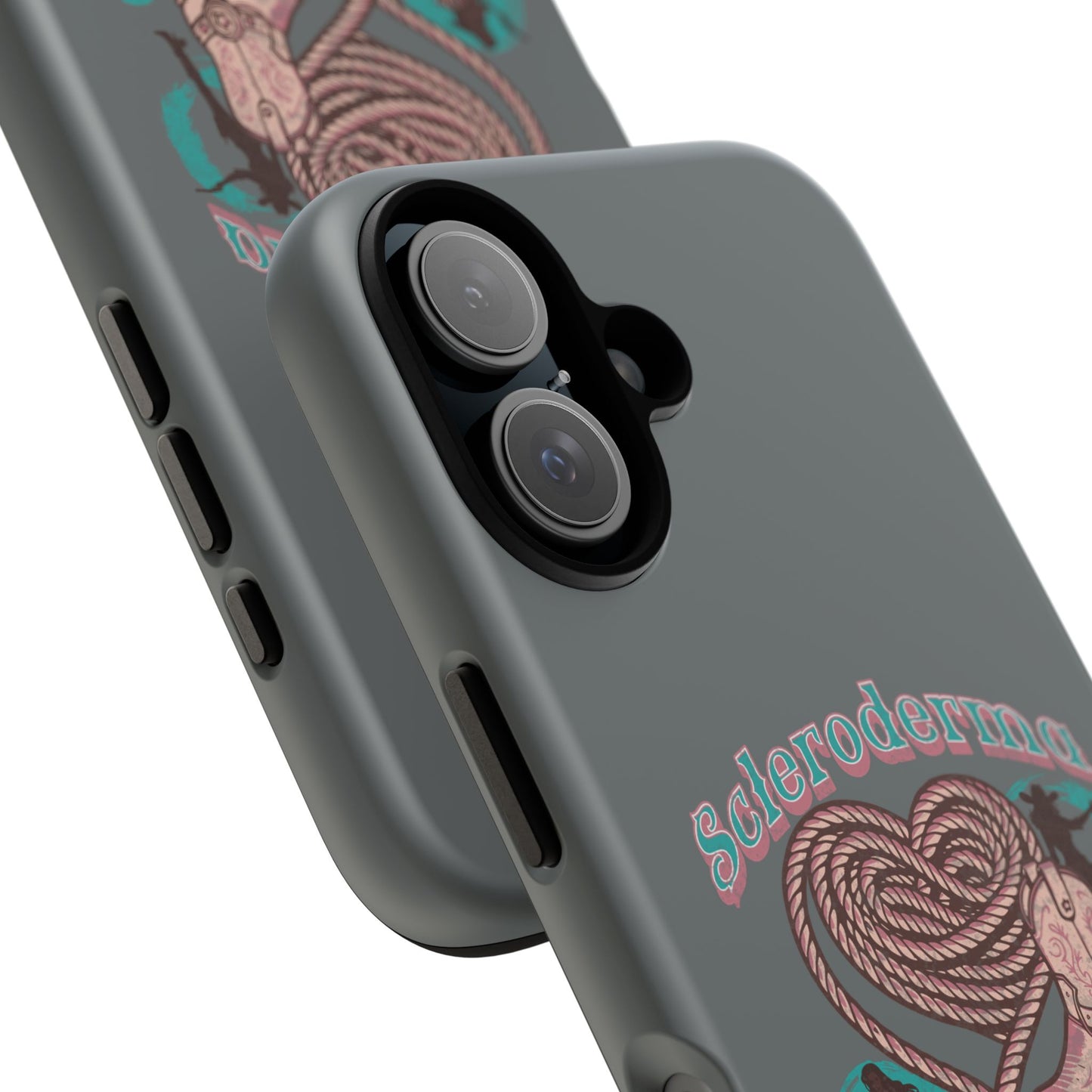 Scleroderma warrior phone case, iPhone case, valentine rodeo themed