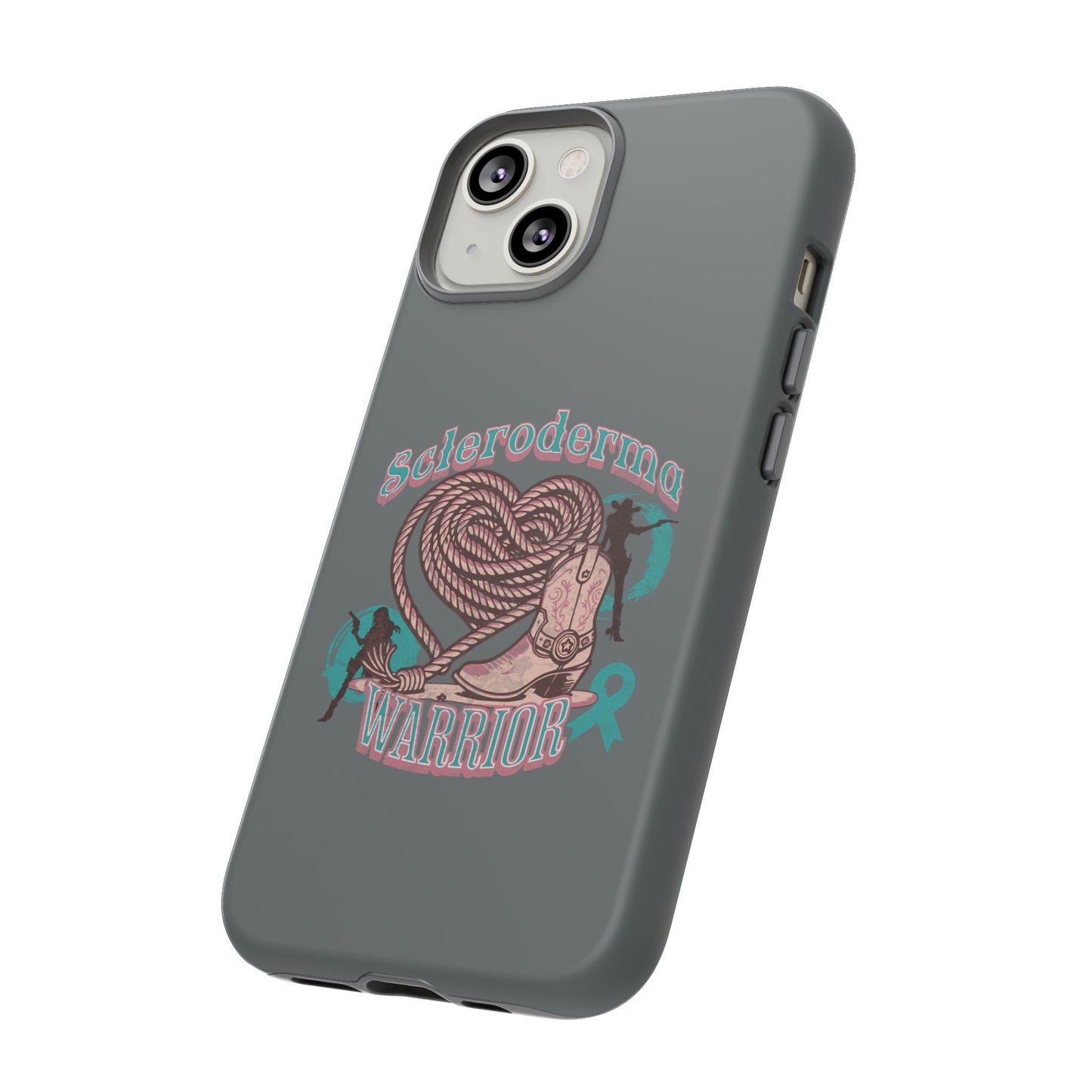 Scleroderma warrior phone case, iPhone case, valentine rodeo themed