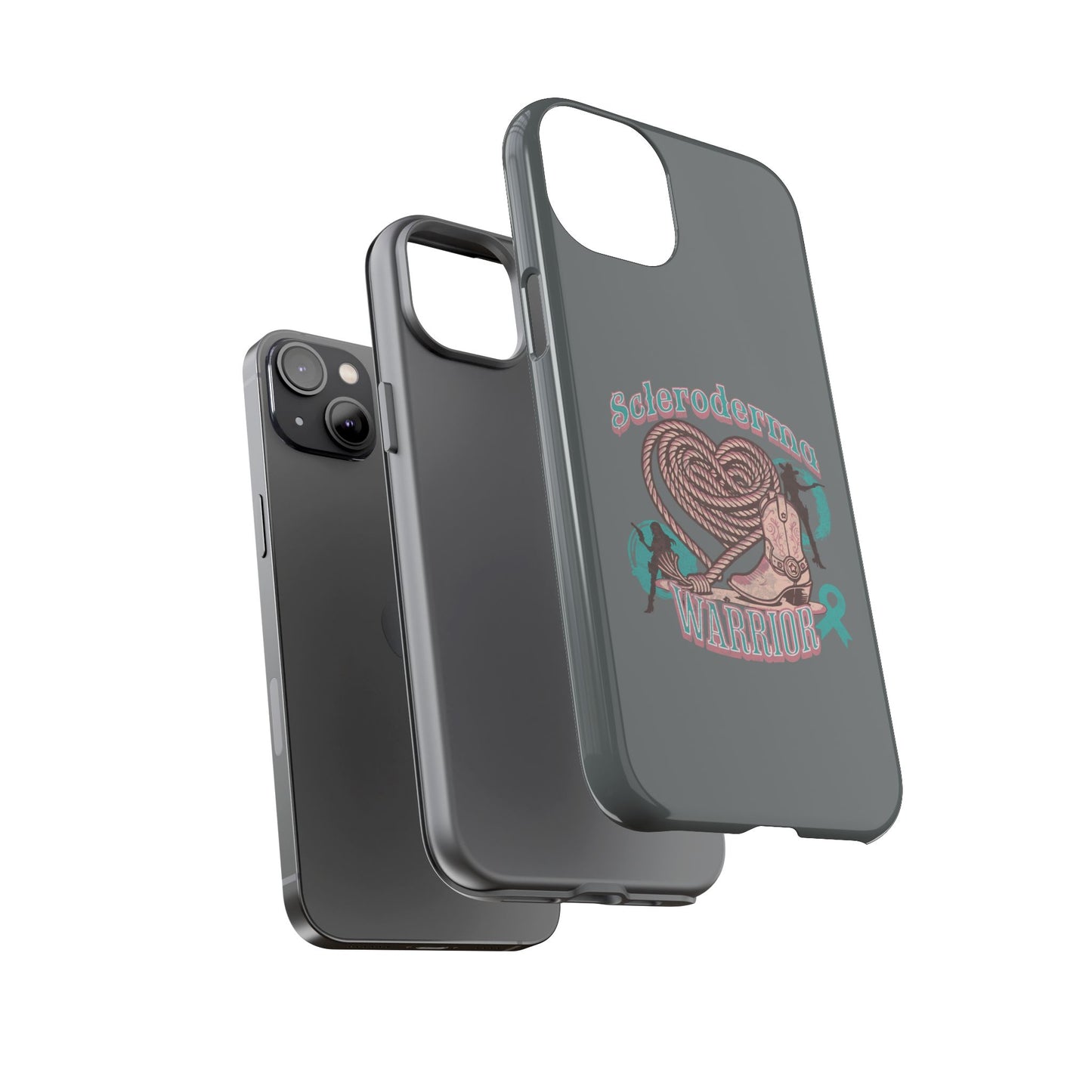Scleroderma warrior phone case, iPhone case, valentine rodeo themed