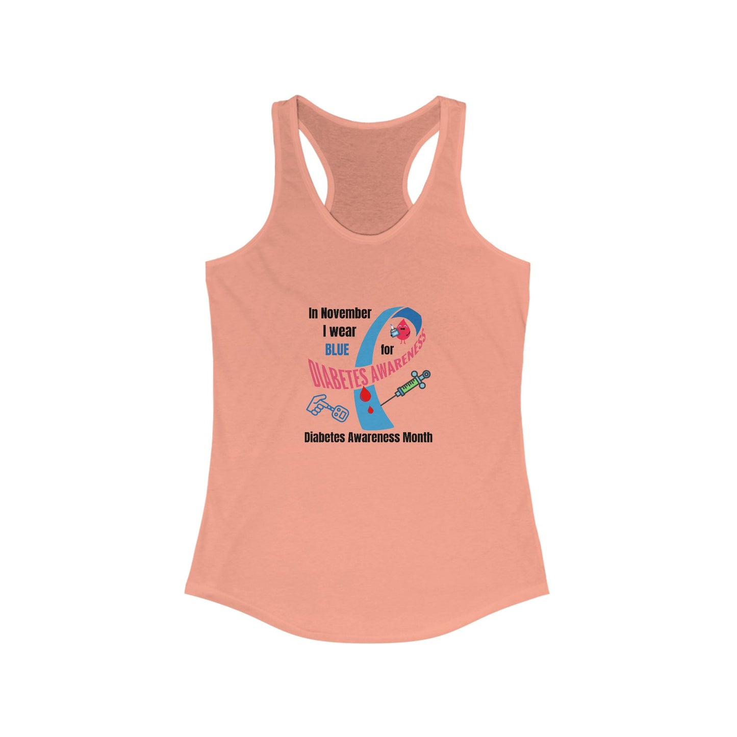 Diabetes Awareness Women's Racerback Tank