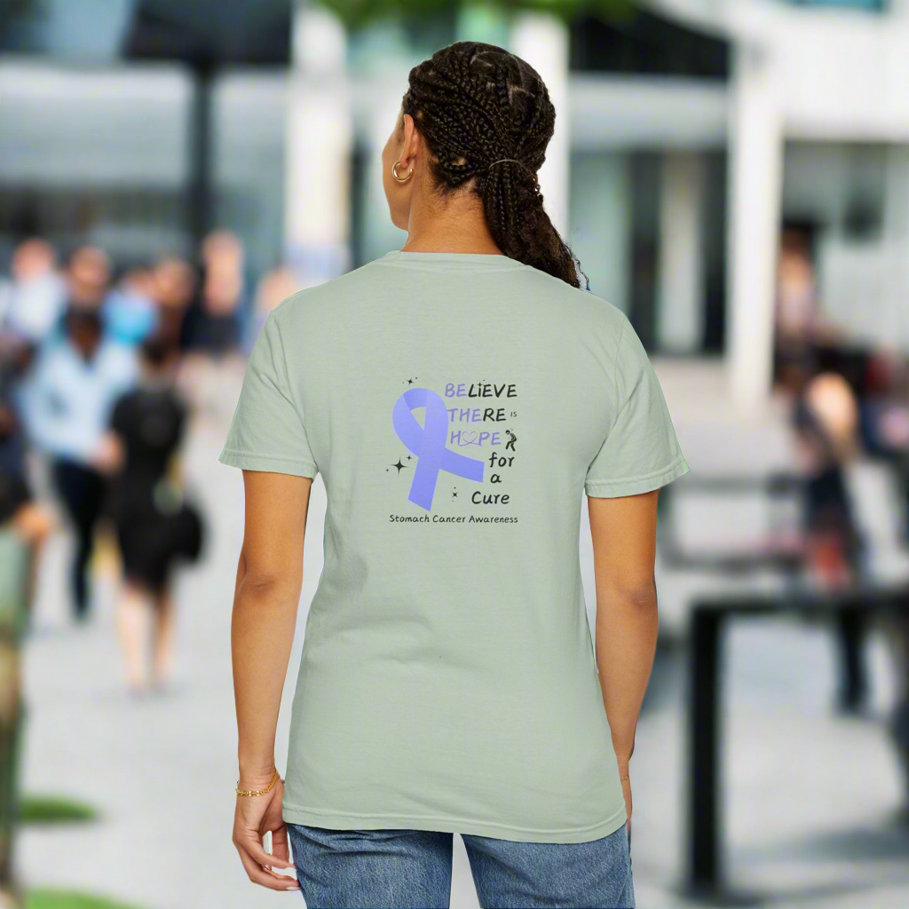 Stomach Cancer Awareness Unisex Garment-Dyed T-shirt
