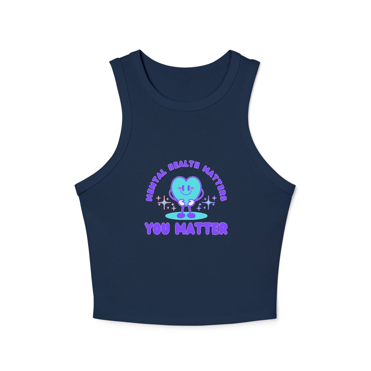 Mental Health Awareness Women's Micro Rib Racer Tank Top