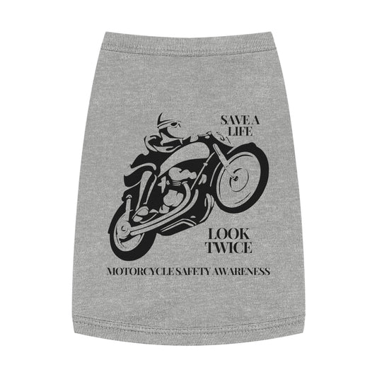 Motorcycle Safety Awareness Pet Tank Top