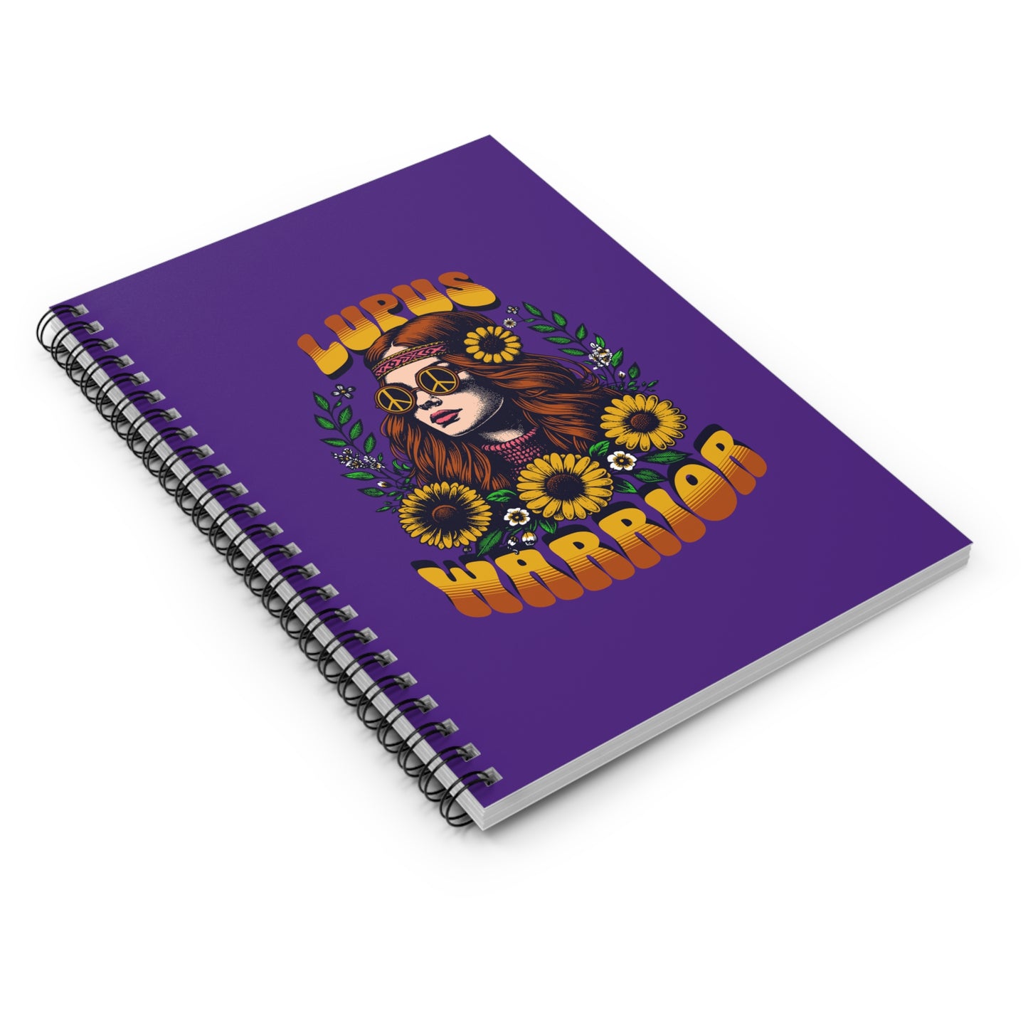Lupus Warrior Spiral Notebook - Ruled Line for Creative Souls