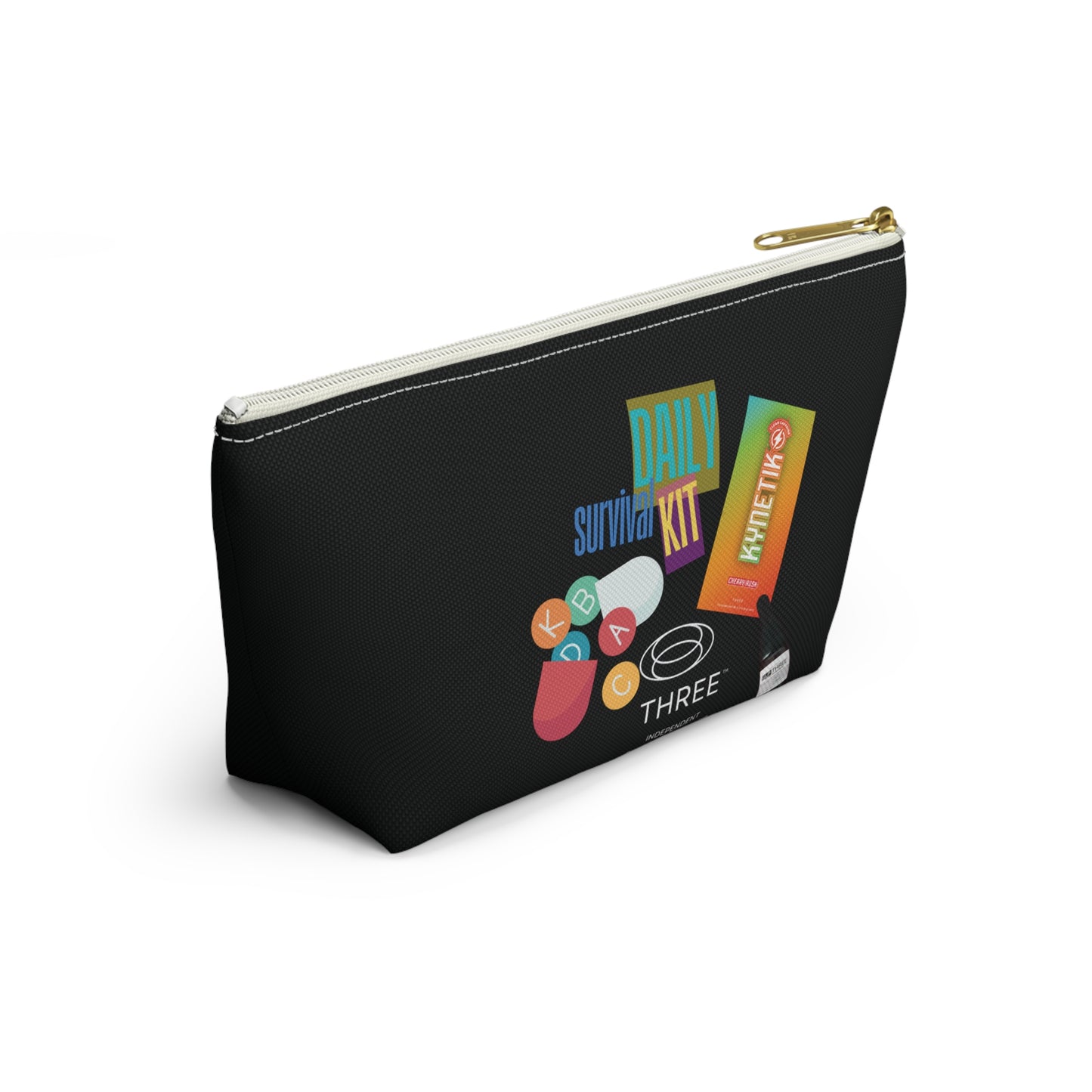 Daily Survival Kit Accessory Pouch — Travel Toiletry & Essentials Organizer