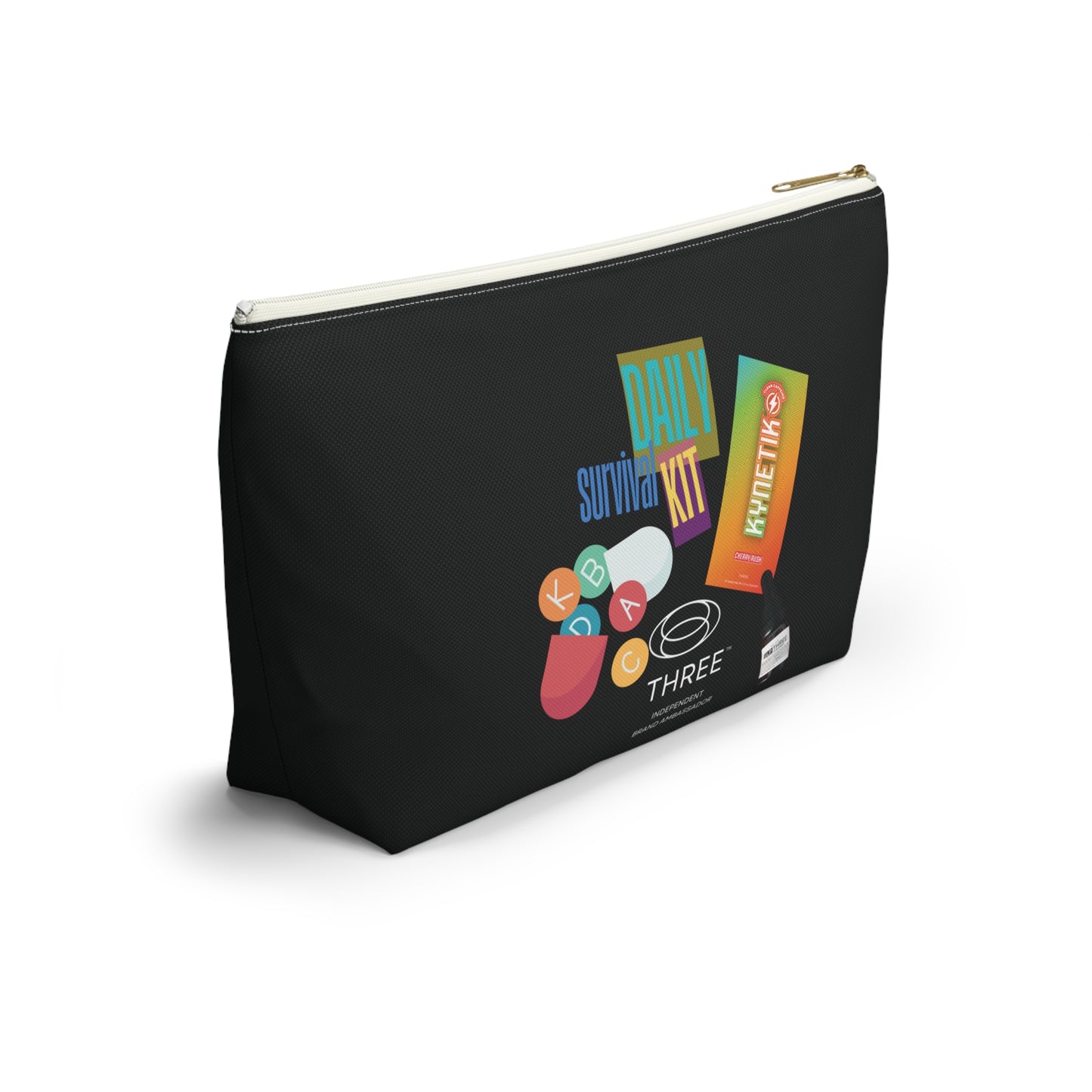 Daily Survival Kit Accessory Pouch — Travel Toiletry & Essentials Organizer
