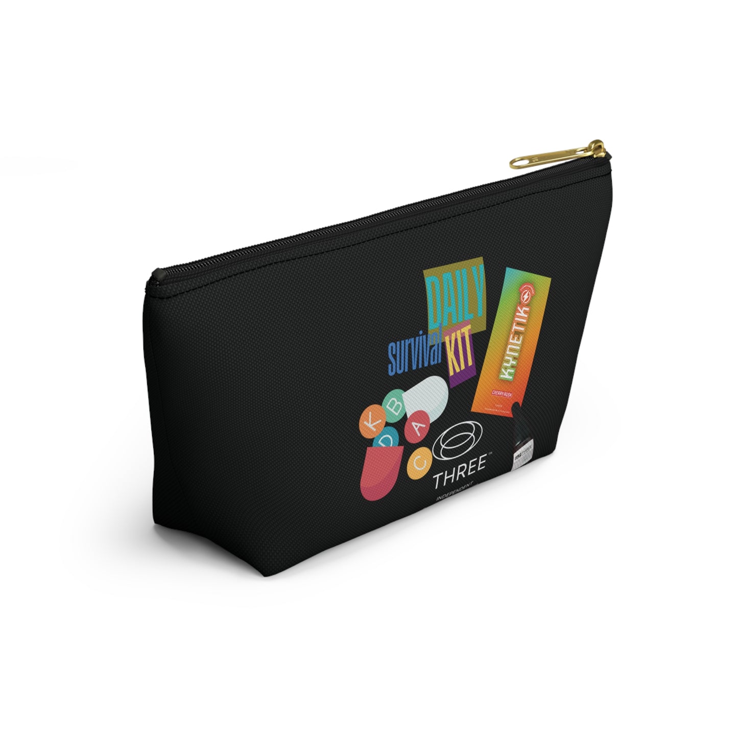 Daily Survival Kit Accessory Pouch — Travel Toiletry & Essentials Organizer