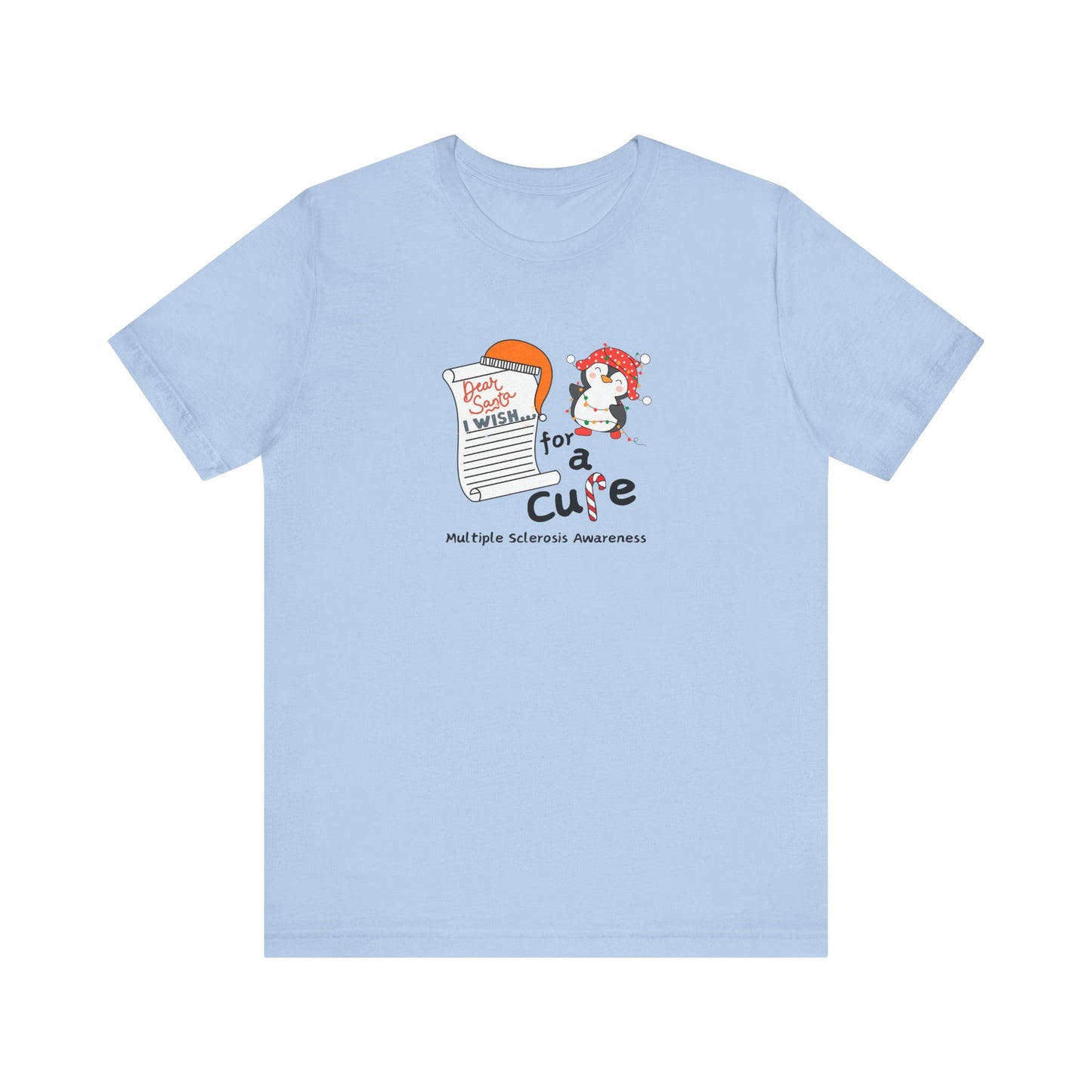 Unisex Jersey Short Sleeve Tee,  Multiple Sclerosis Awareness, MS, Holiday Gift Ideas