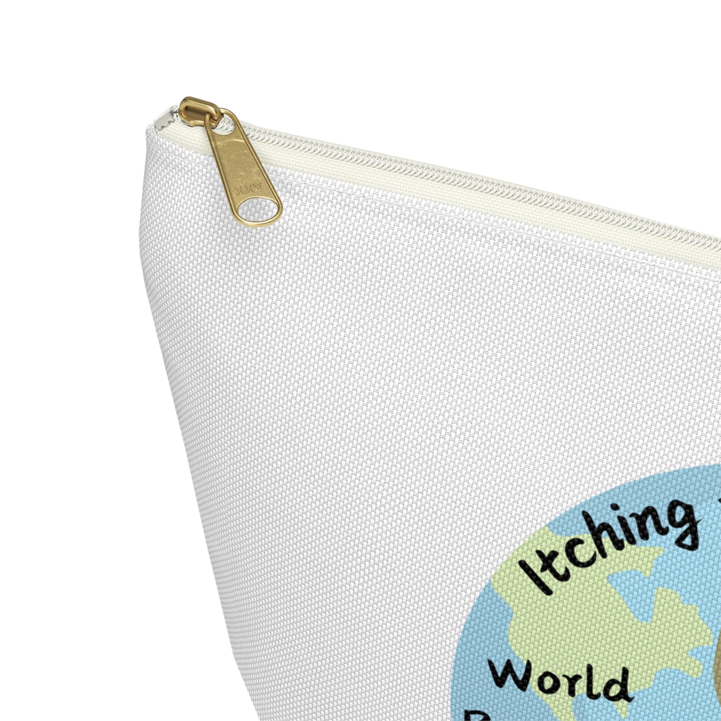 World Psoriasis Day Psoriasis Awareness Travel Pouch w T-bottom