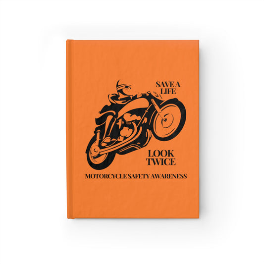 Motorcycle Safety Awareness Journal - Ruled Line
