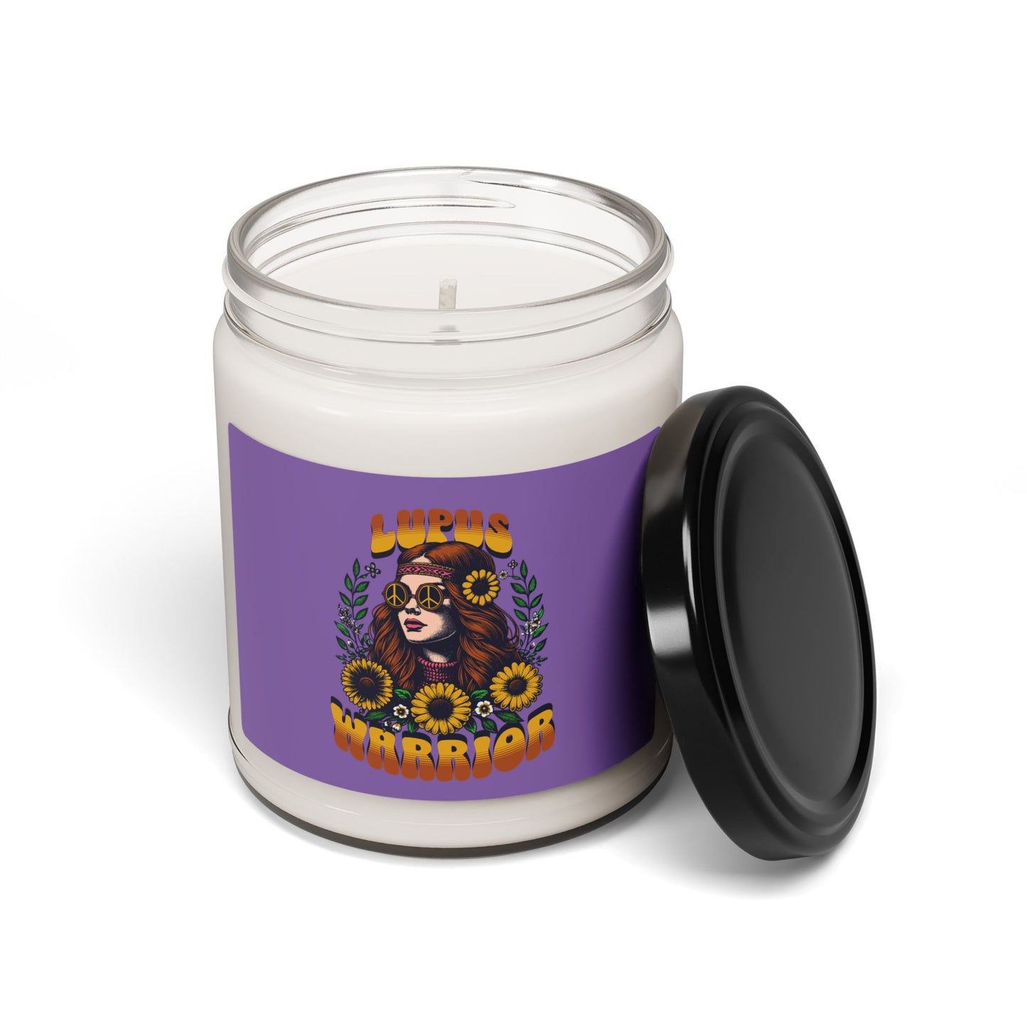 Lupus Warrior Scented Soy Candle - Empowering Aromatherapy Gift for Lupus Awareness