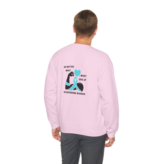 Unisex Scleroderma Awareness I Won't Give Up Crewneck Sweatshirt