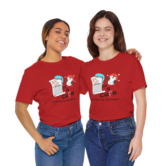Unisex Jersey Short Sleeve Tee Scleroderma Awareness Holiday Shirt