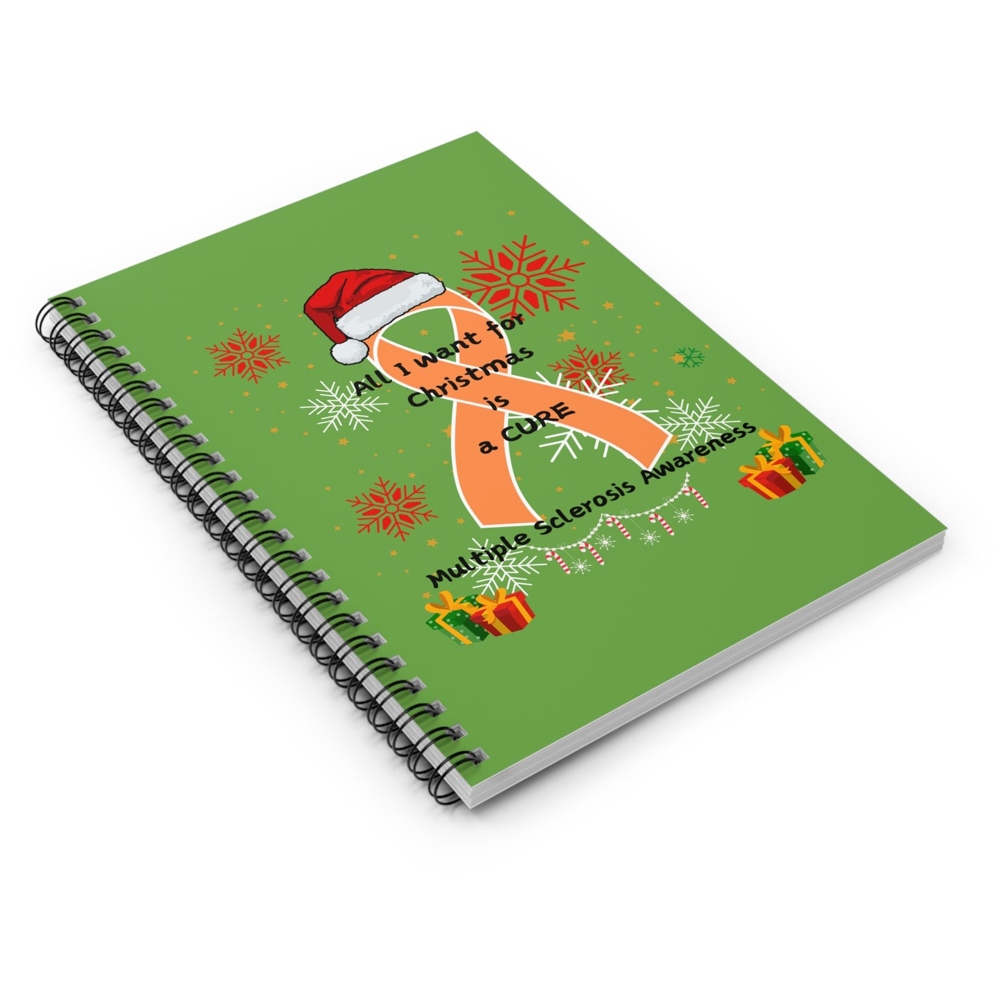 Multiple Sclerosis Awareness Spiral Notebook - Ruled Line