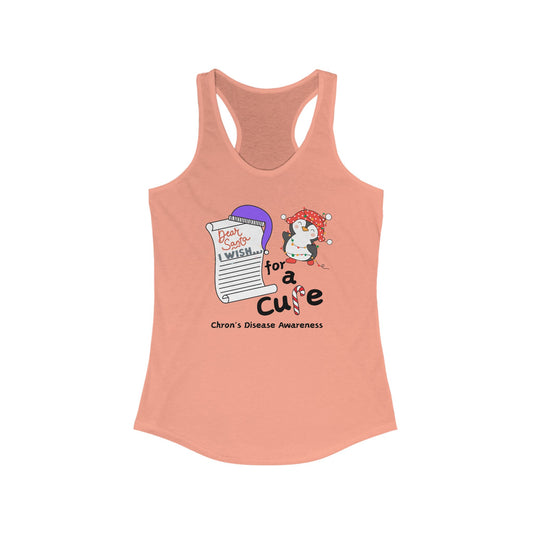 Women's Ideal Racerback Tank, Chron's Disease Awareness, Holiday Gift Ideas