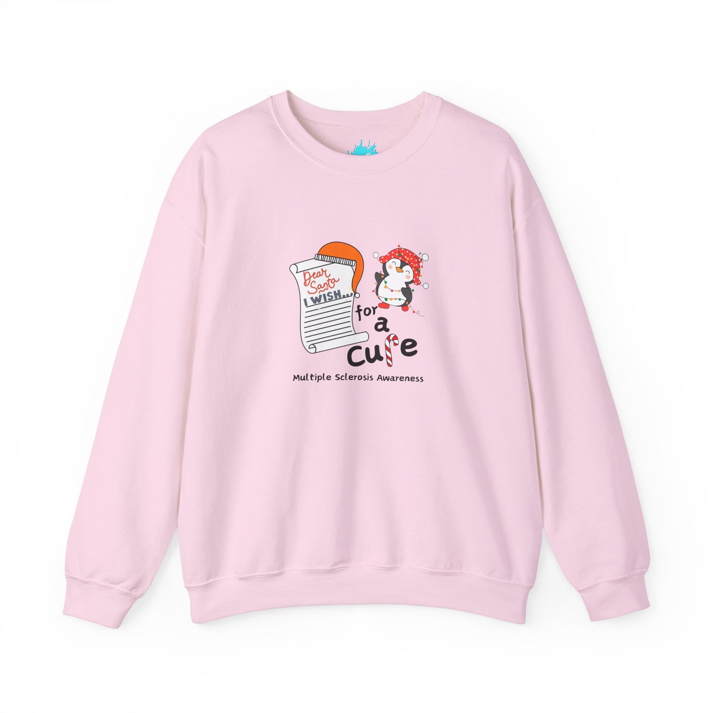 Unisex Multiple Sclerosis Awareness Crewneck Sweatshirt, Holiday Gift Ideas