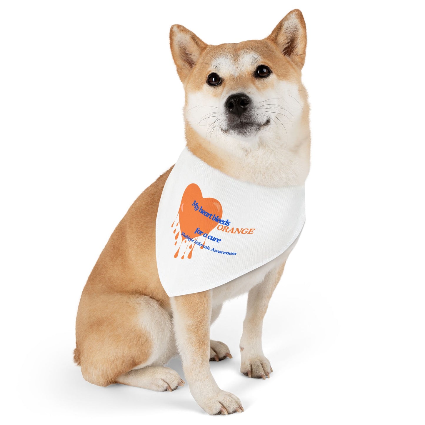 Multiple Sclerosis Awareness Pet Bandana Collar